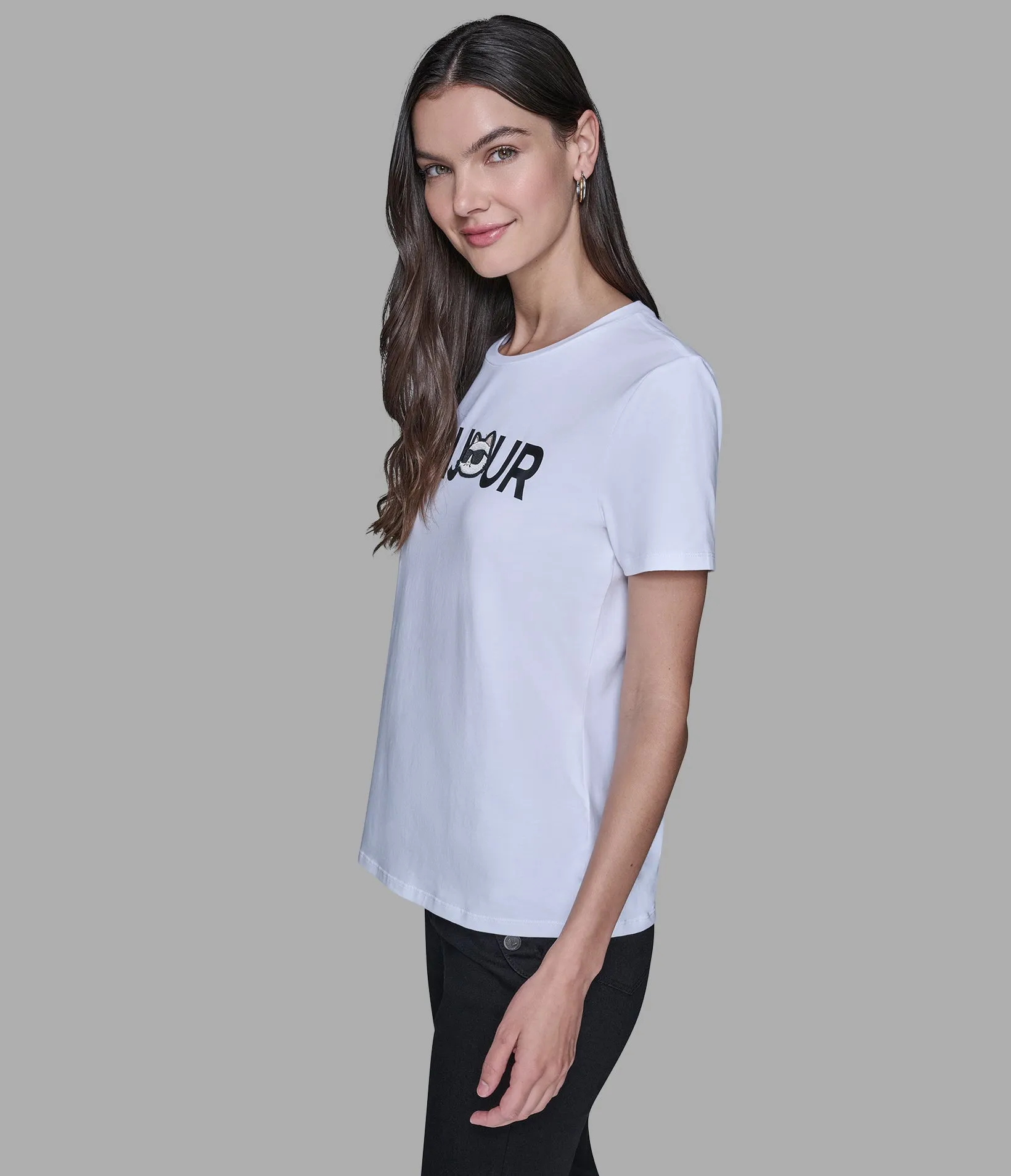 BONJOUR CHARACTER TEE sold by Karl Lagerfeld Paris product image thumbnail 3