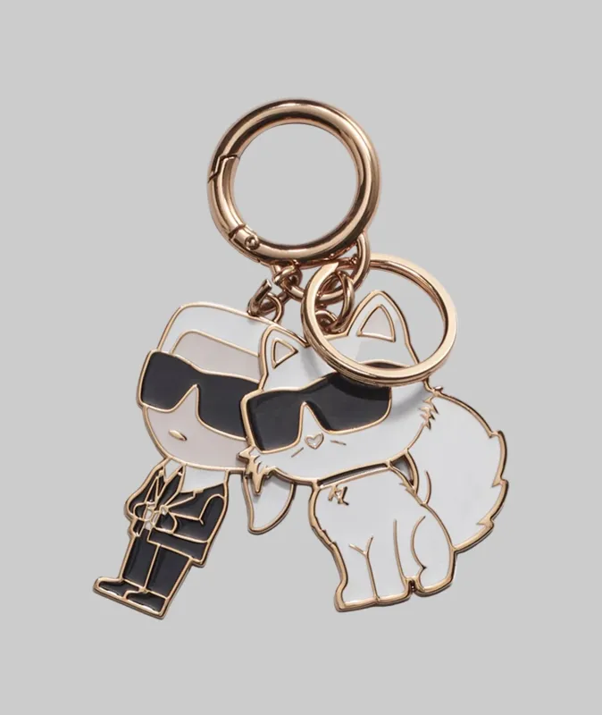 KARL & CHOUPETTE DUO BAG CHARM sold by Karl Lagerfeld Paris