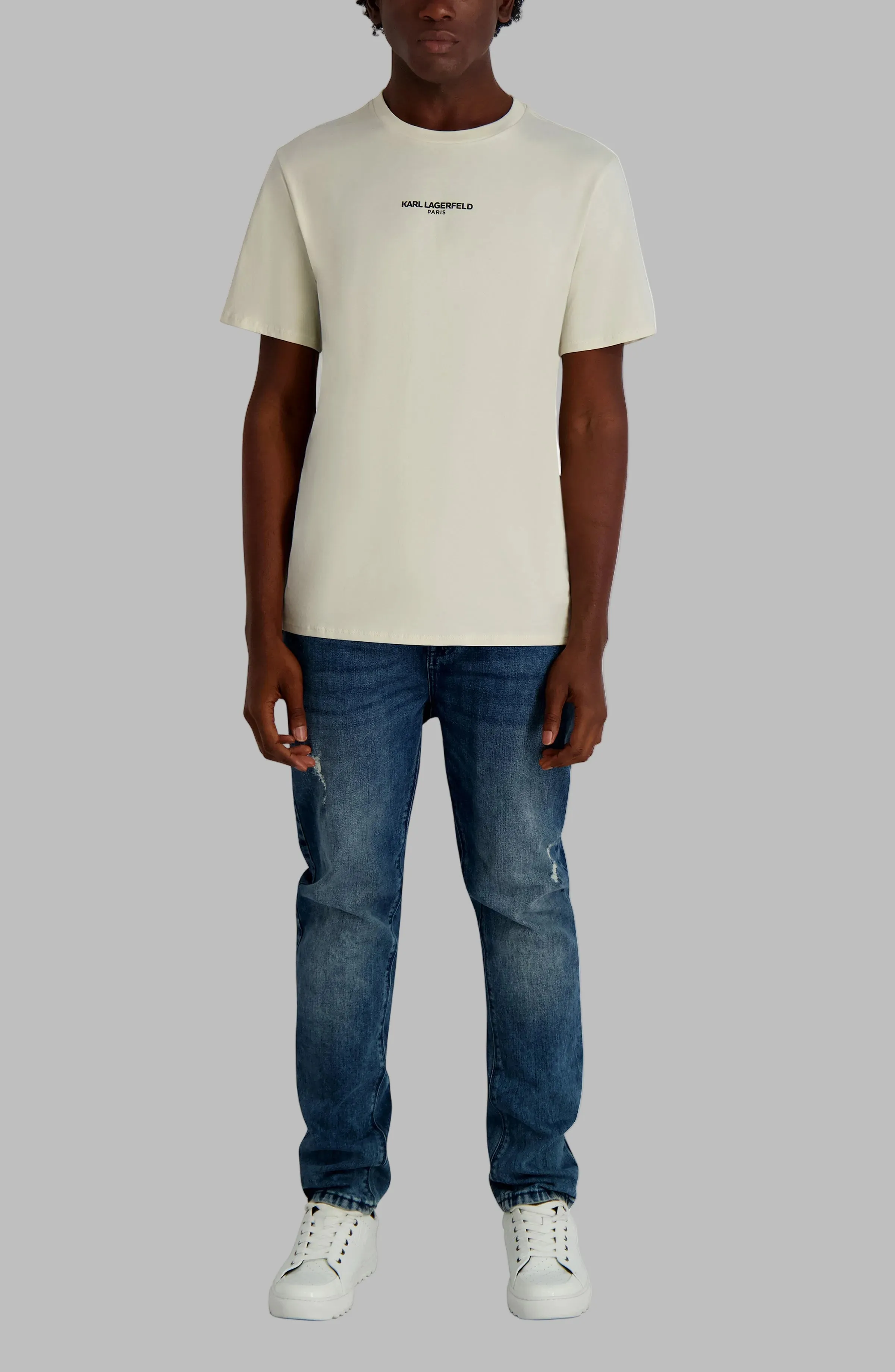 KARL CHEST LOGO TEE sold by Karl Lagerfeld Paris product image thumbnail 4