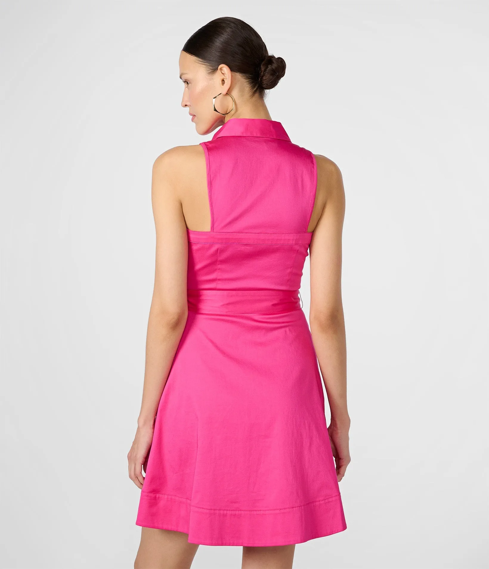 SLEEVELESS POPLIN SHIRT DRESS sold by Karl Lagerfeld Paris product image thumbnail 2