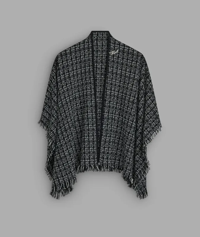 SPARKLE TWEED SHAWL made by Karl Lagerfeld Paris