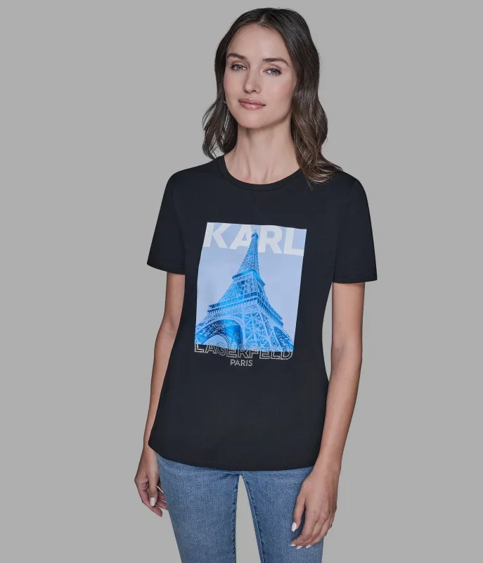 KARL EIFFEL TOWER TEE made by Karl Lagerfeld Paris