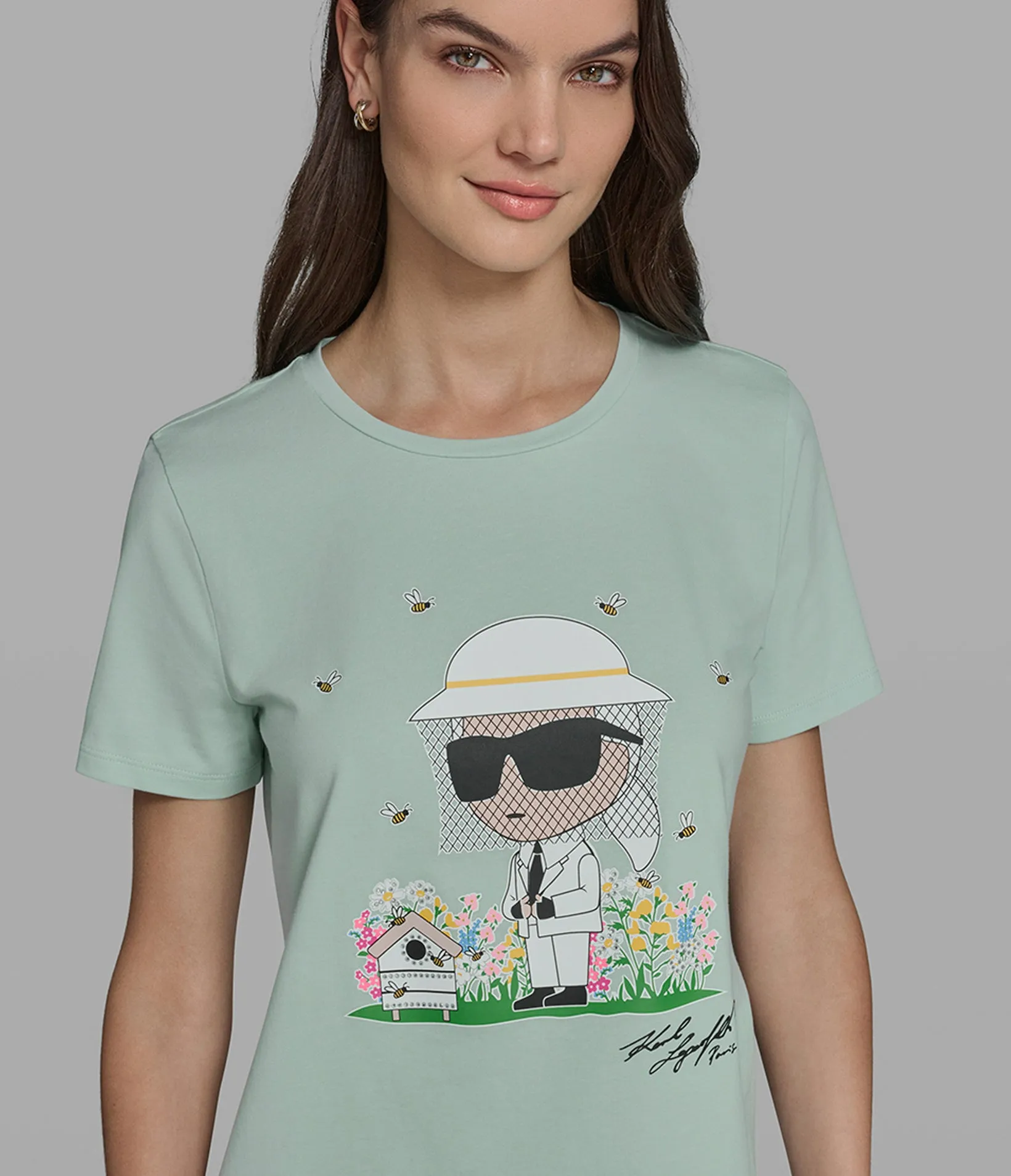BEE KEEPER KARL LOGO TEE sold by Karl Lagerfeld Paris