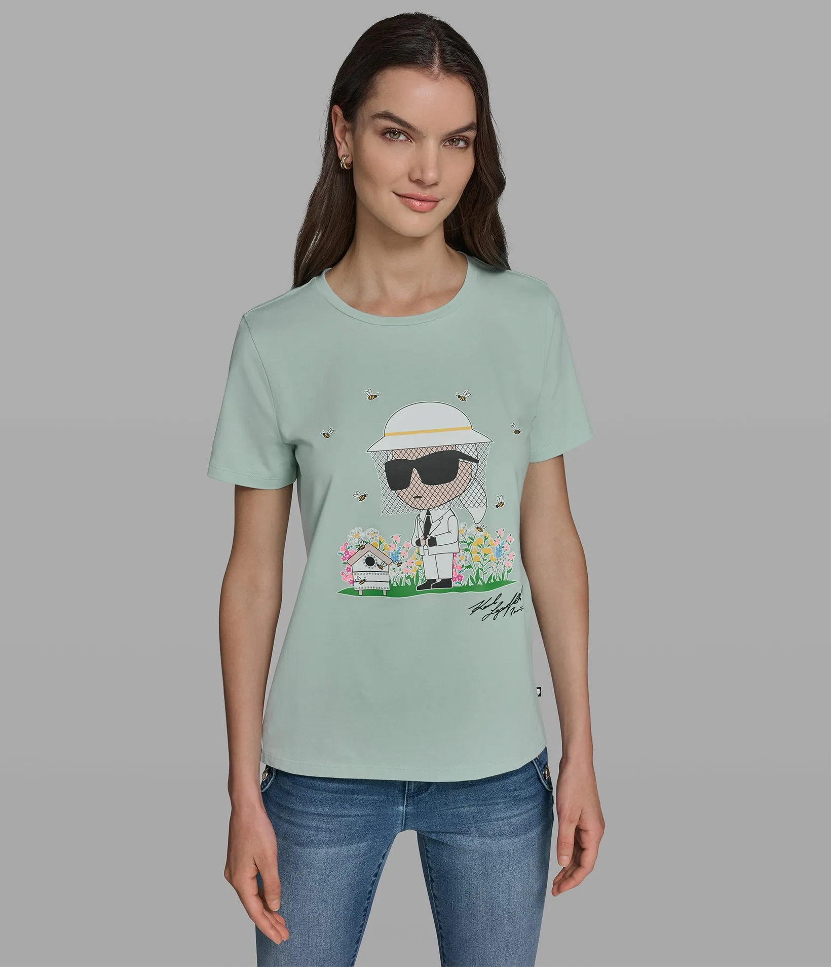 BEE KEEPER KARL LOGO TEE sold by Karl Lagerfeld Paris product image thumbnail 4