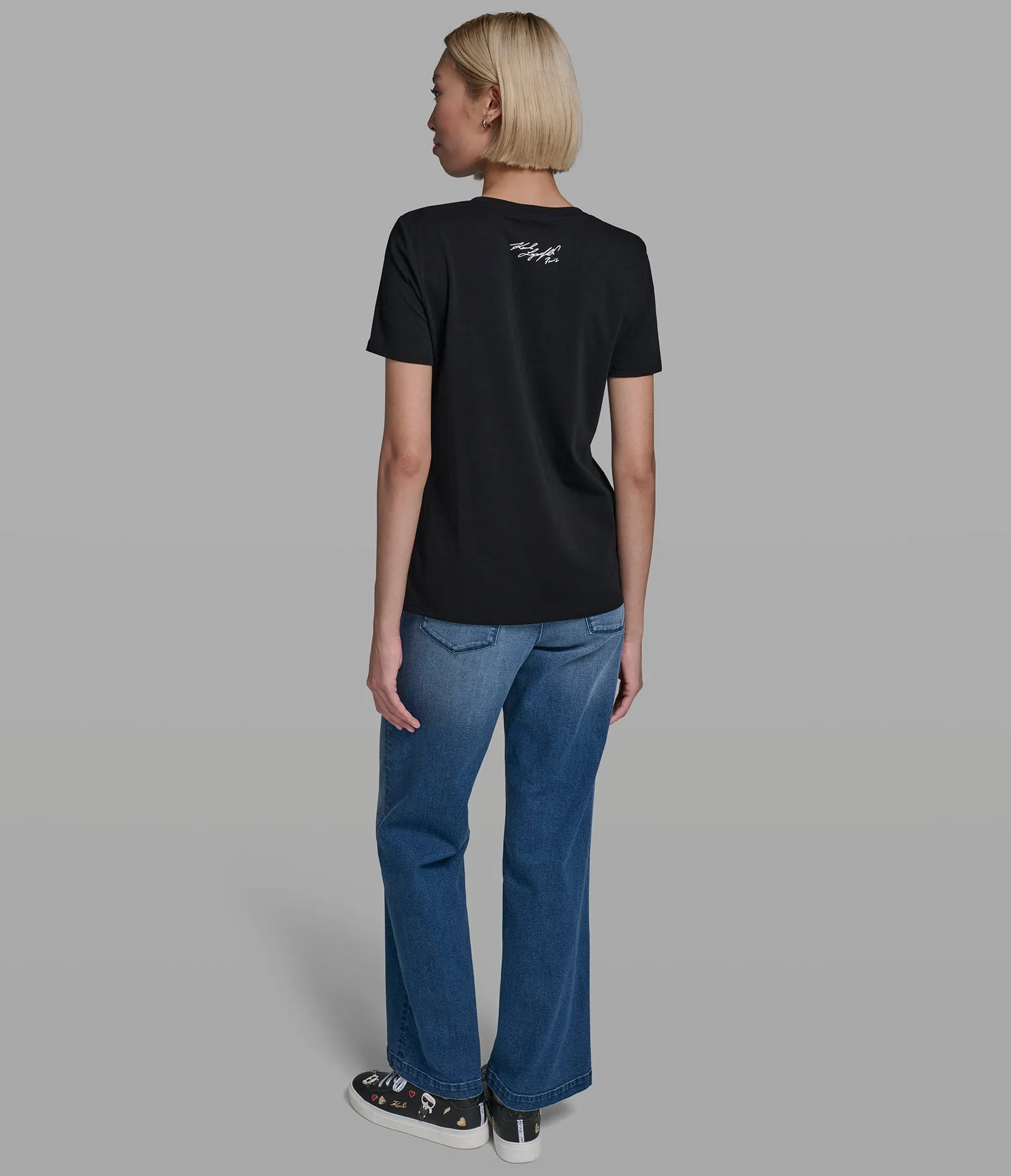 EIFFEL TOWER LOGO TEE sold by Karl Lagerfeld Paris product image thumbnail 5