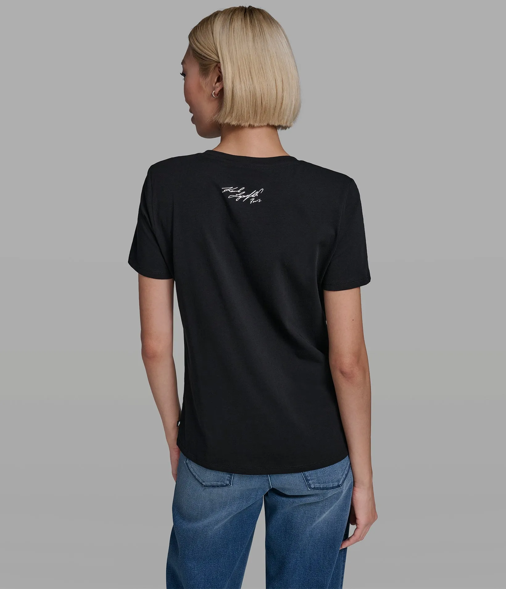 EIFFEL TOWER LOGO TEE sold by Karl Lagerfeld Paris product image thumbnail 2