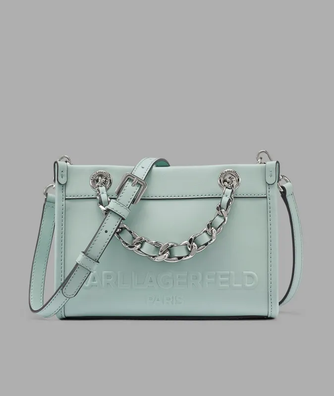 SAVOIE SMALL LEATHER CROSSBODY made by Karl Lagerfeld Paris