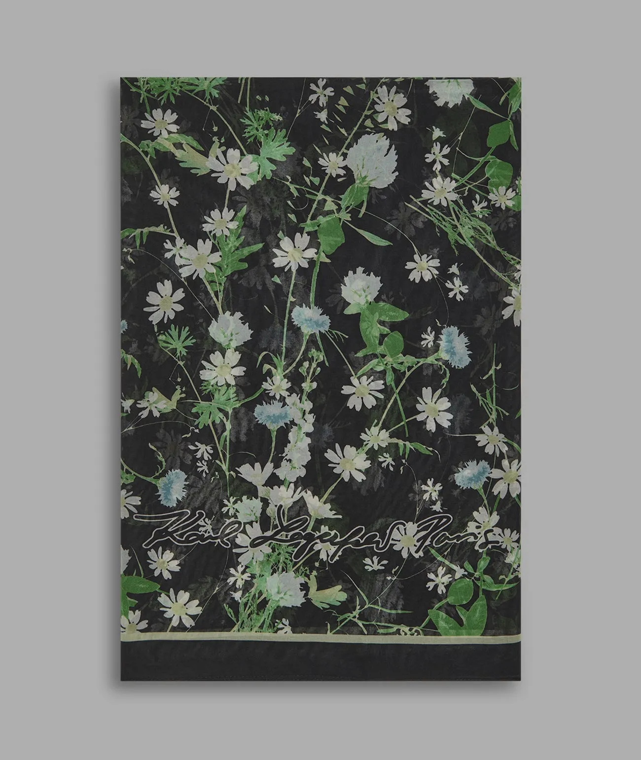 WILD FLOWER CHIFFON SCARF sold by Karl Lagerfeld Paris product image thumbnail 3