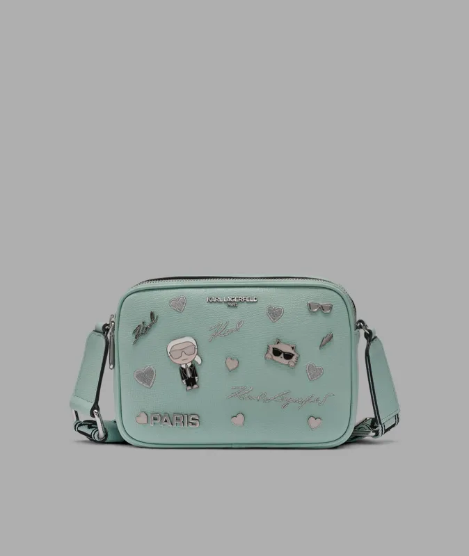 MAYBELLE CROSSBODY WITH PINS made by Karl Lagerfeld Paris