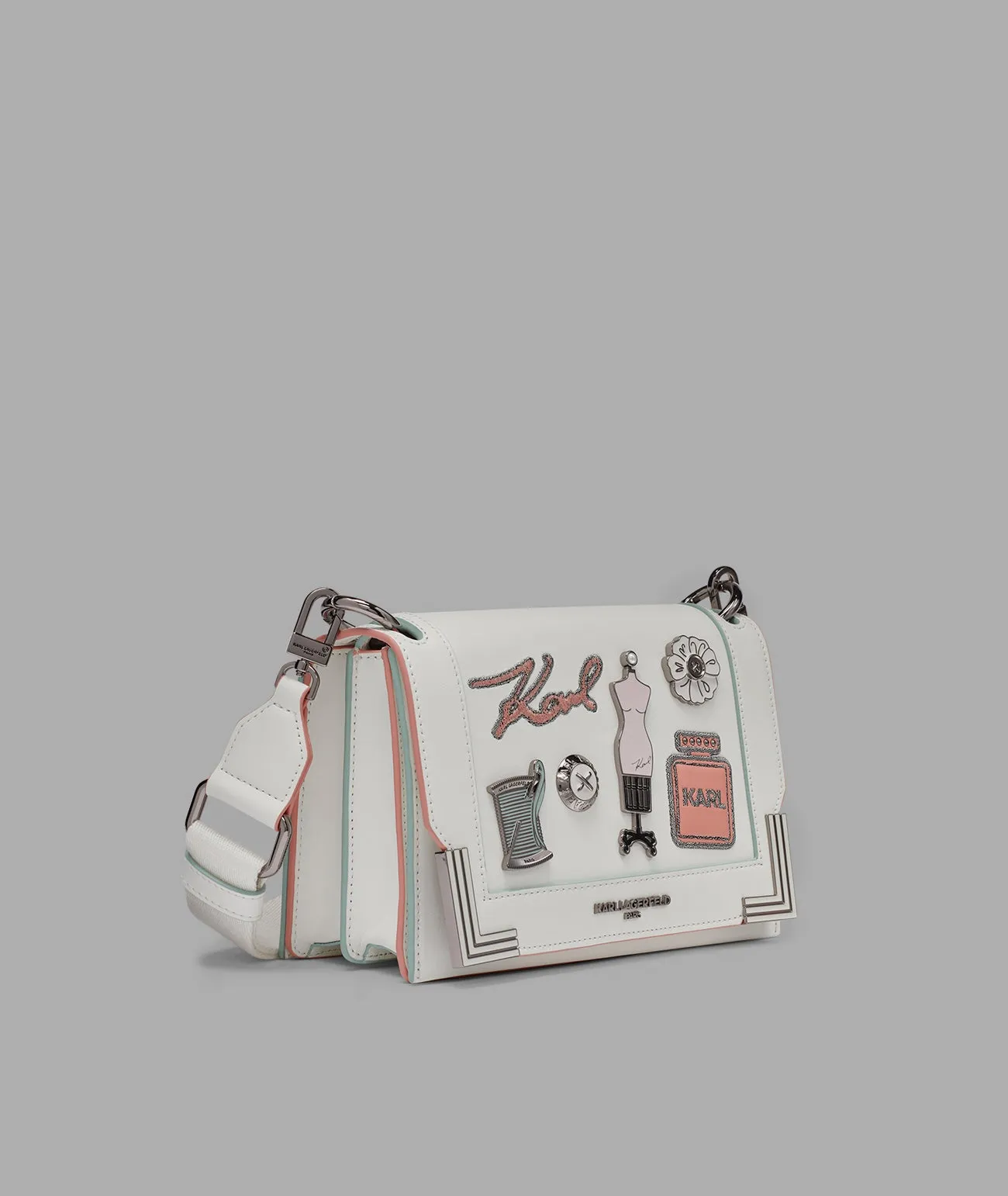 CAMILLE SHOULDER WITH OVERSIZED FASHION PINS sold by Karl Lagerfeld Paris product image thumbnail 2