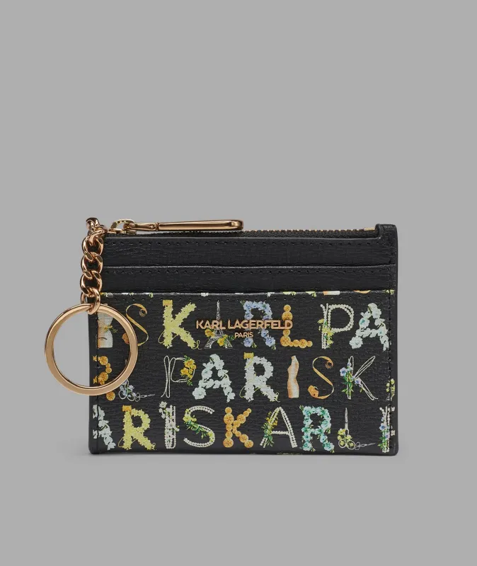 CARD CASE WITH KARL PRINT sold by Karl Lagerfeld Paris