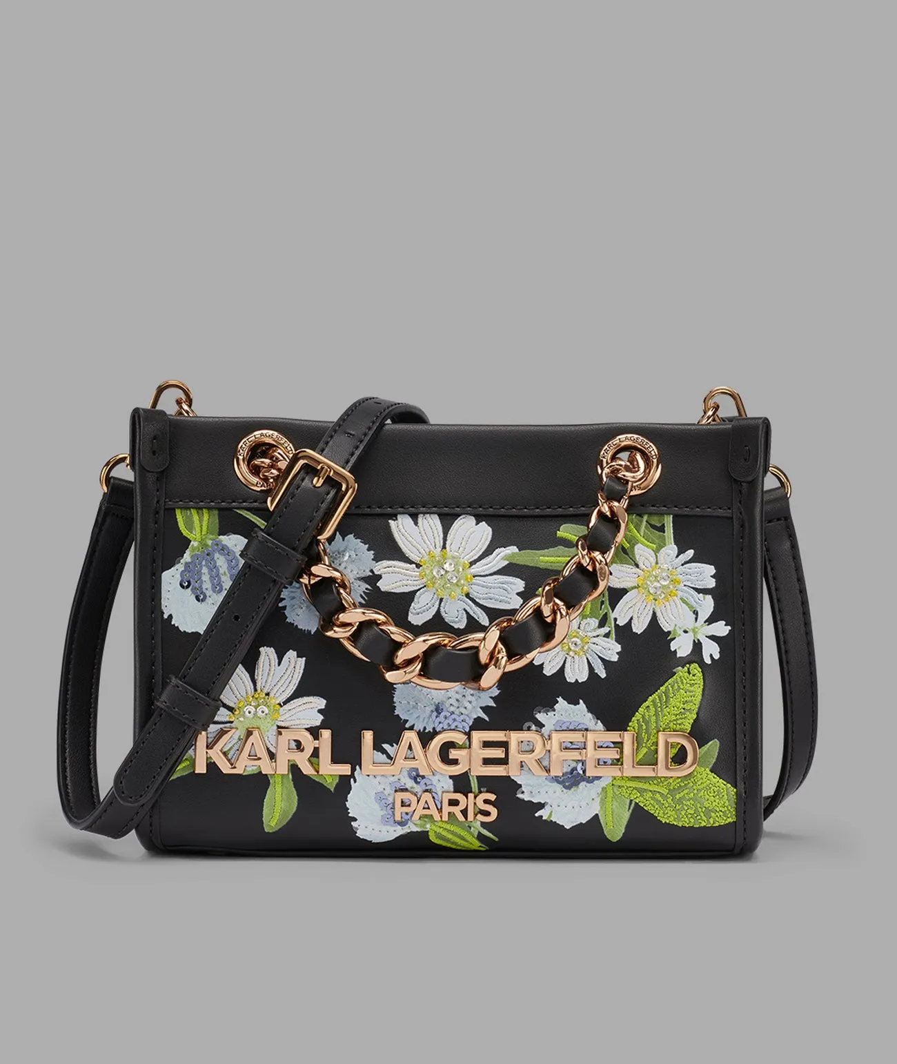 SAVOIE FLORAL MINI CROSSBODY sold by Karl Lagerfeld Paris