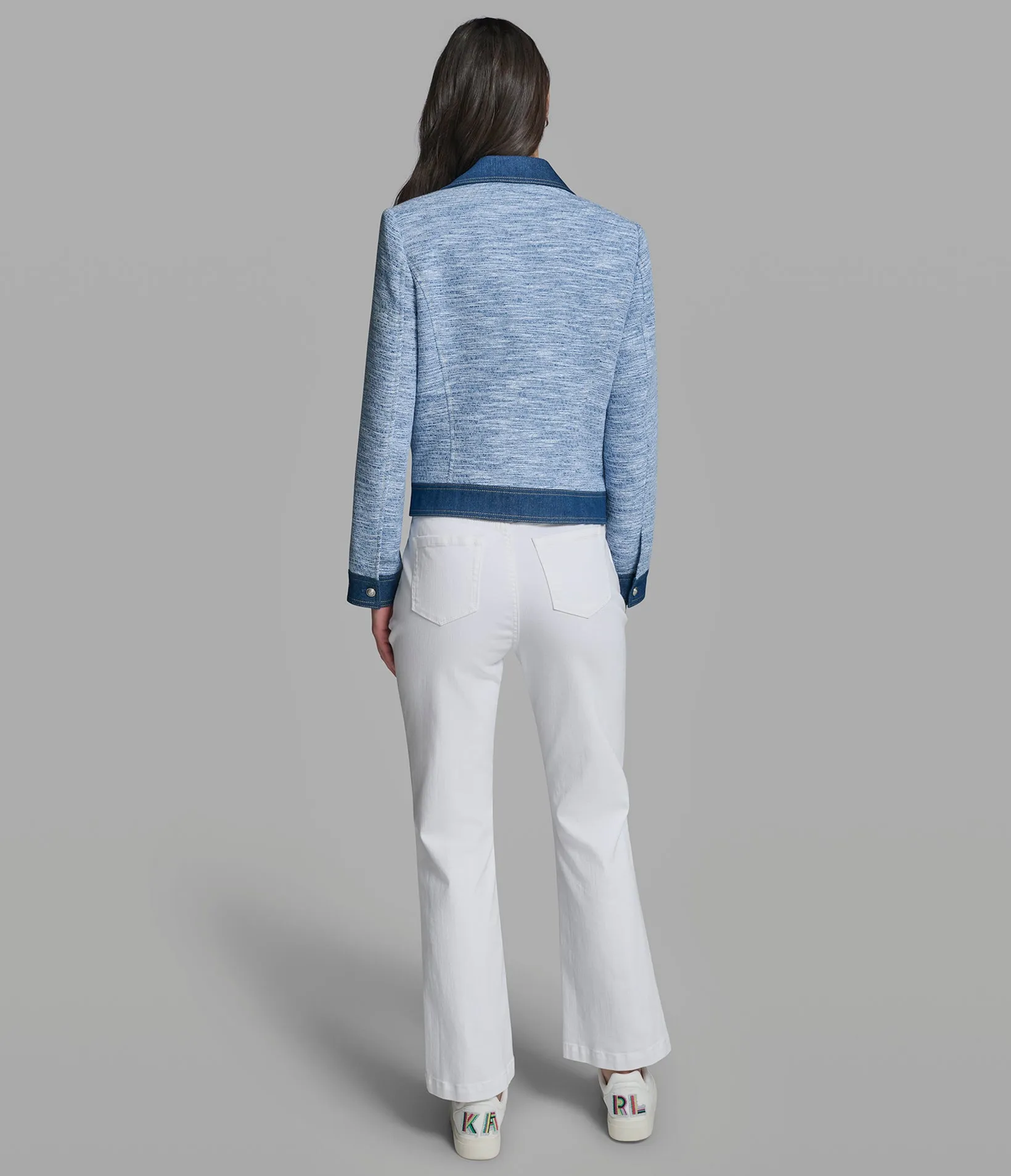 TWEED MOTO JACKET sold by Karl Lagerfeld Paris product image thumbnail 5