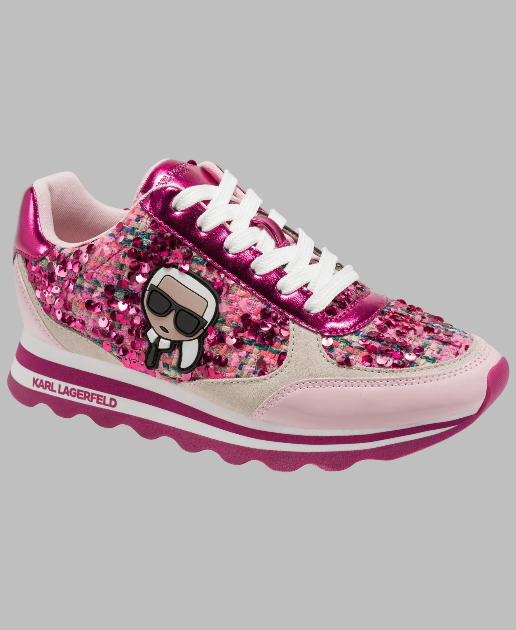 MEADE TWEED SEQUIN SNEAKER sold by Karl Lagerfeld Paris product image thumbnail 2