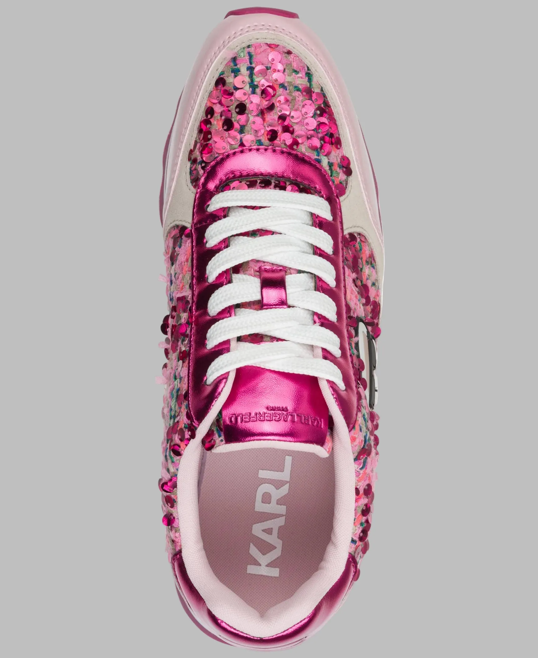 MEADE TWEED SEQUIN SNEAKER sold by Karl Lagerfeld Paris product image thumbnail 4