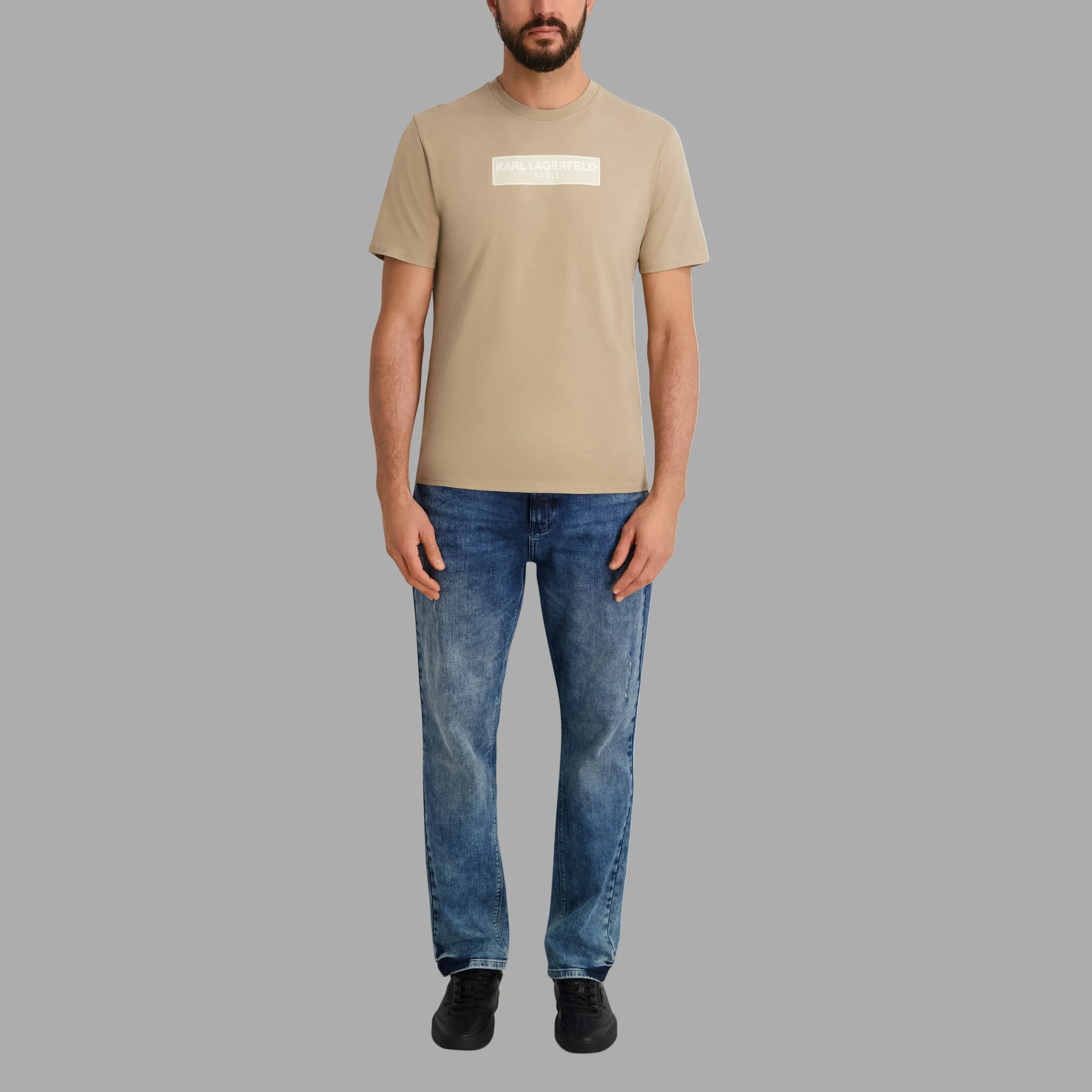RUBBERIZED TEXTURED KARL LAGERFELD TEE sold by Karl Lagerfeld Paris product image thumbnail 4
