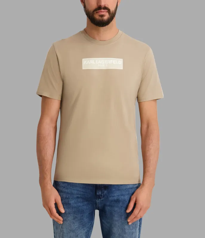 RUBBERIZED TEXTURED KARL LAGERFELD TEE made by Karl Lagerfeld Paris