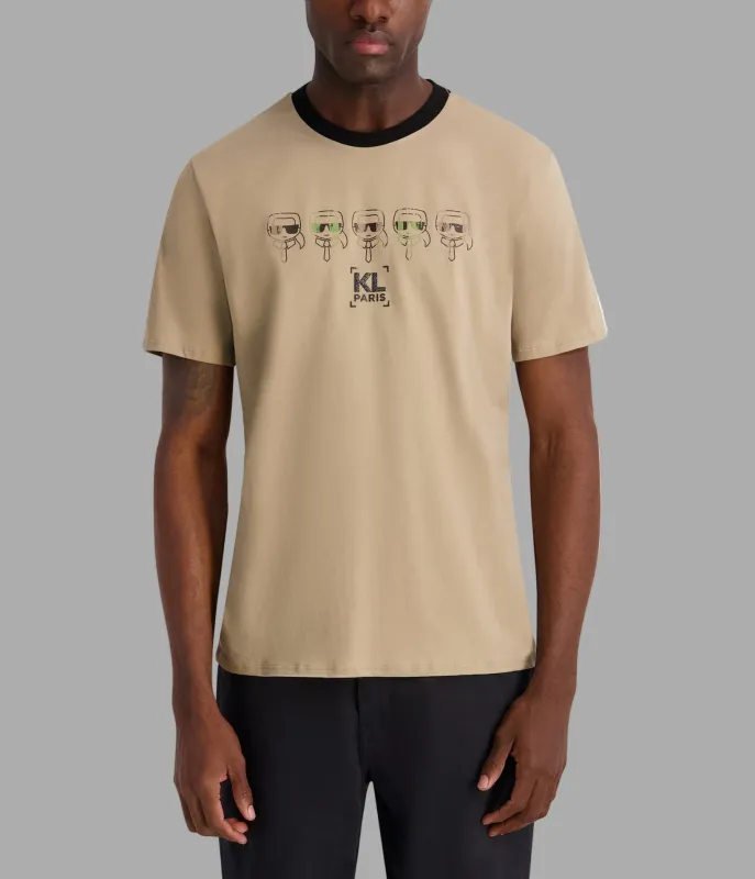 FLOATING KARL HEADS TSHIRT made by Karl Lagerfeld Paris