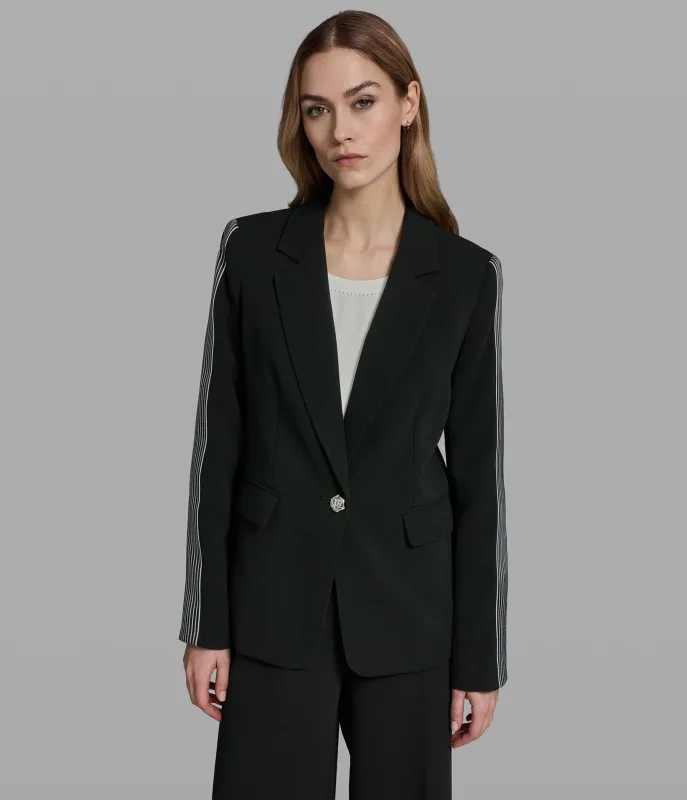 TAPING DETAIL BLAZER made by Karl Lagerfeld Paris