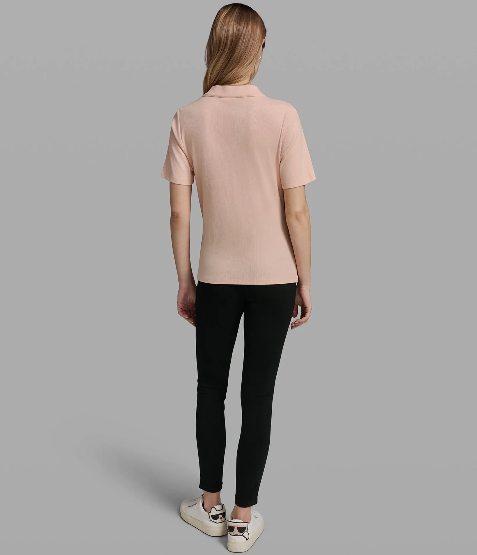 LOGO TAPE KNIT TOP sold by Karl Lagerfeld Paris product image thumbnail 5