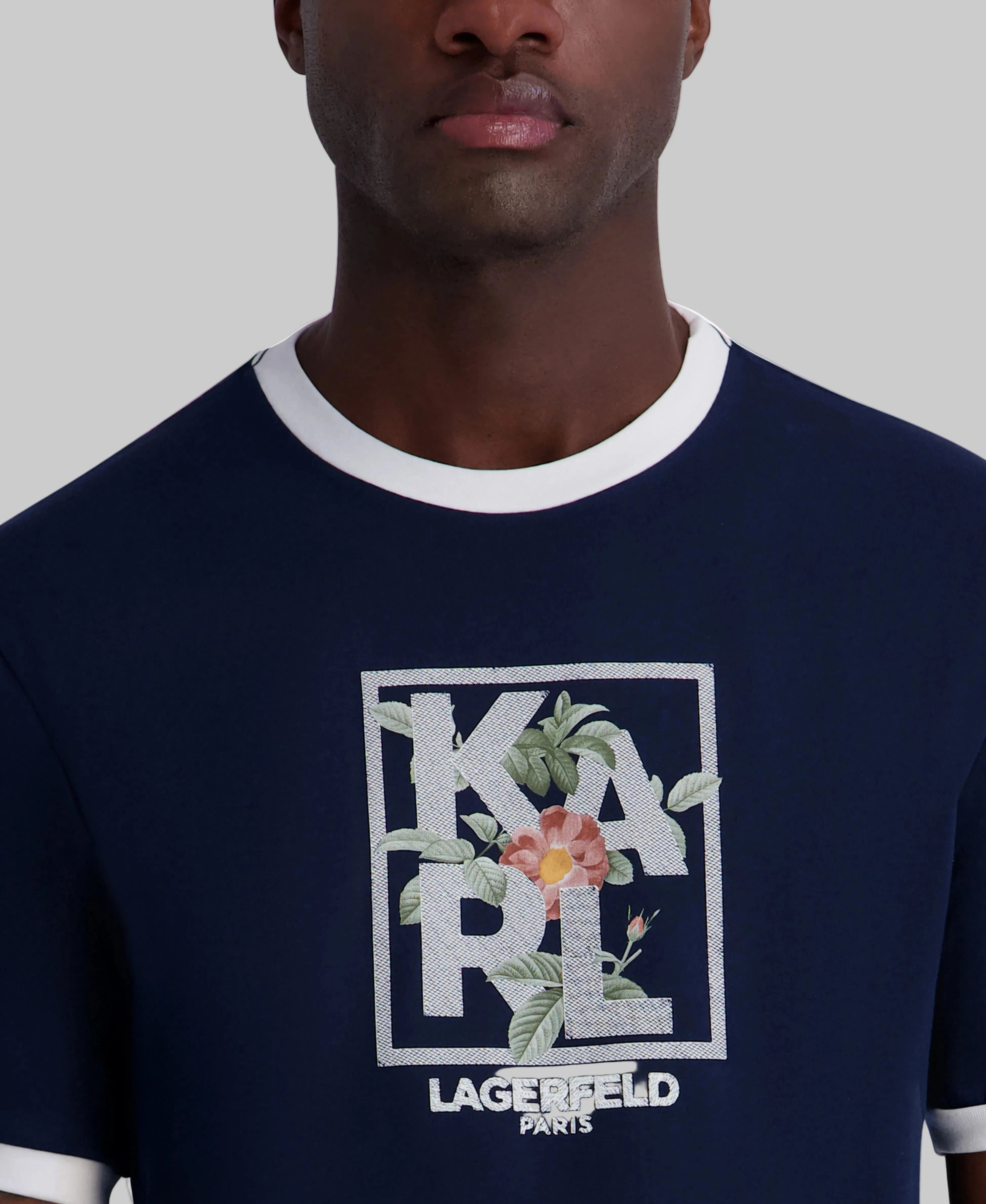 FLORAL KARL LOGO TEE sold by Karl Lagerfeld Paris product image thumbnail 5