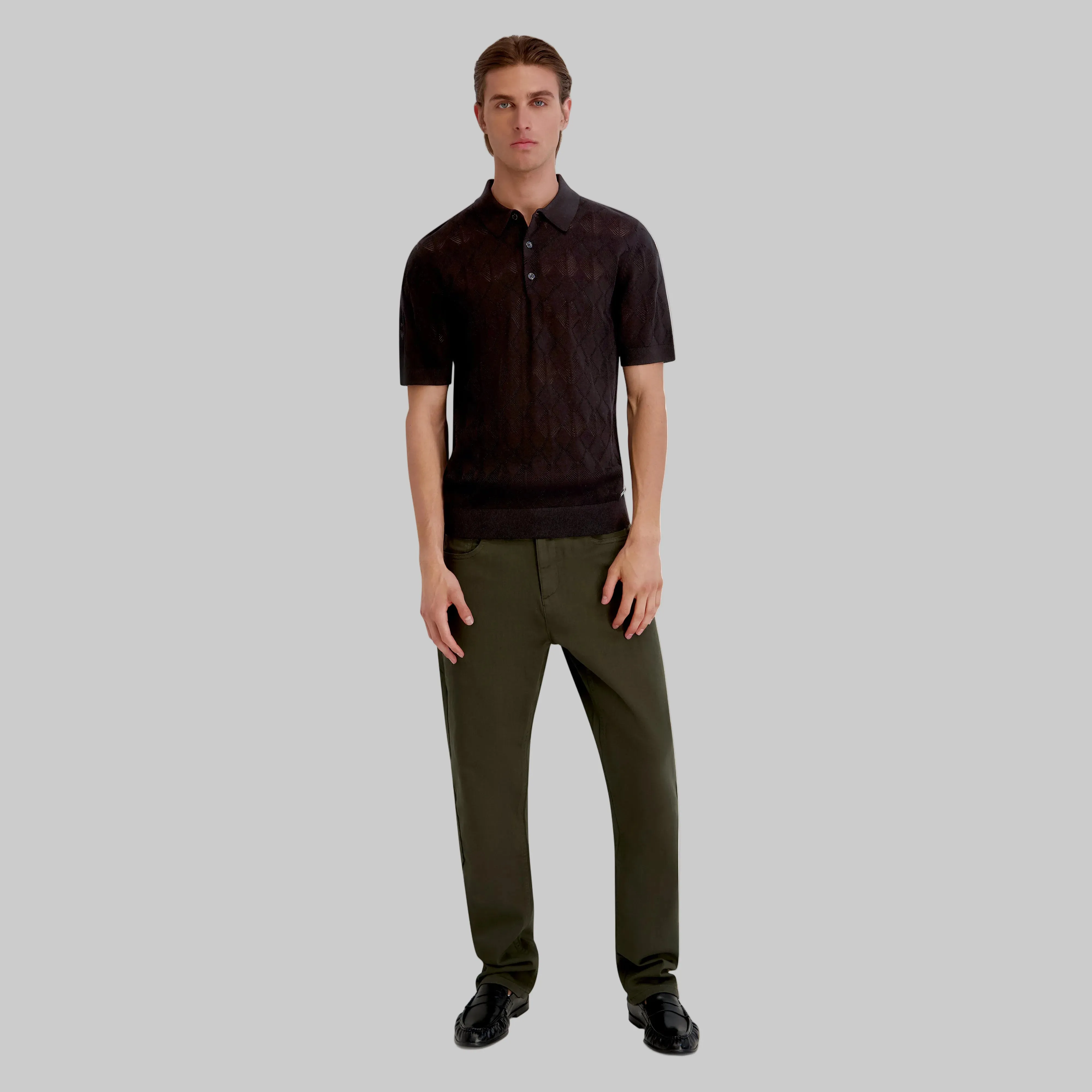 DIAMOND KNIT POLO sold by Karl Lagerfeld Paris product image thumbnail 4