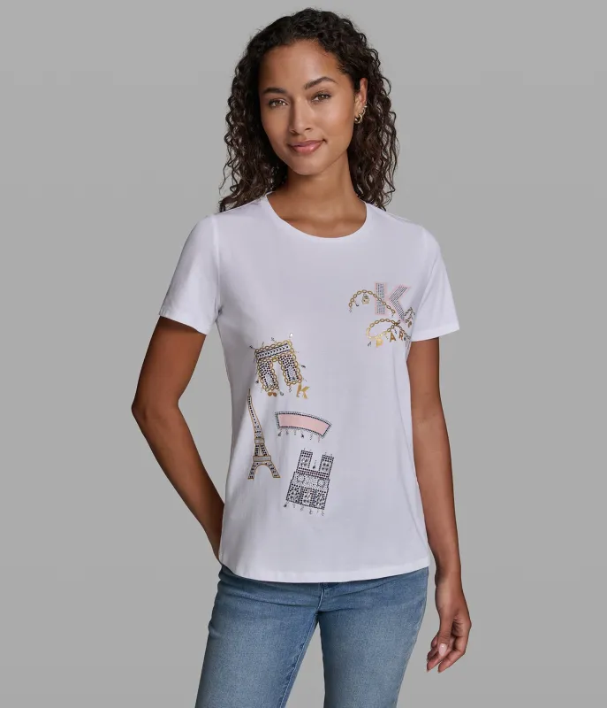 KARL PARIS ICONS TEE made by Karl Lagerfeld Paris