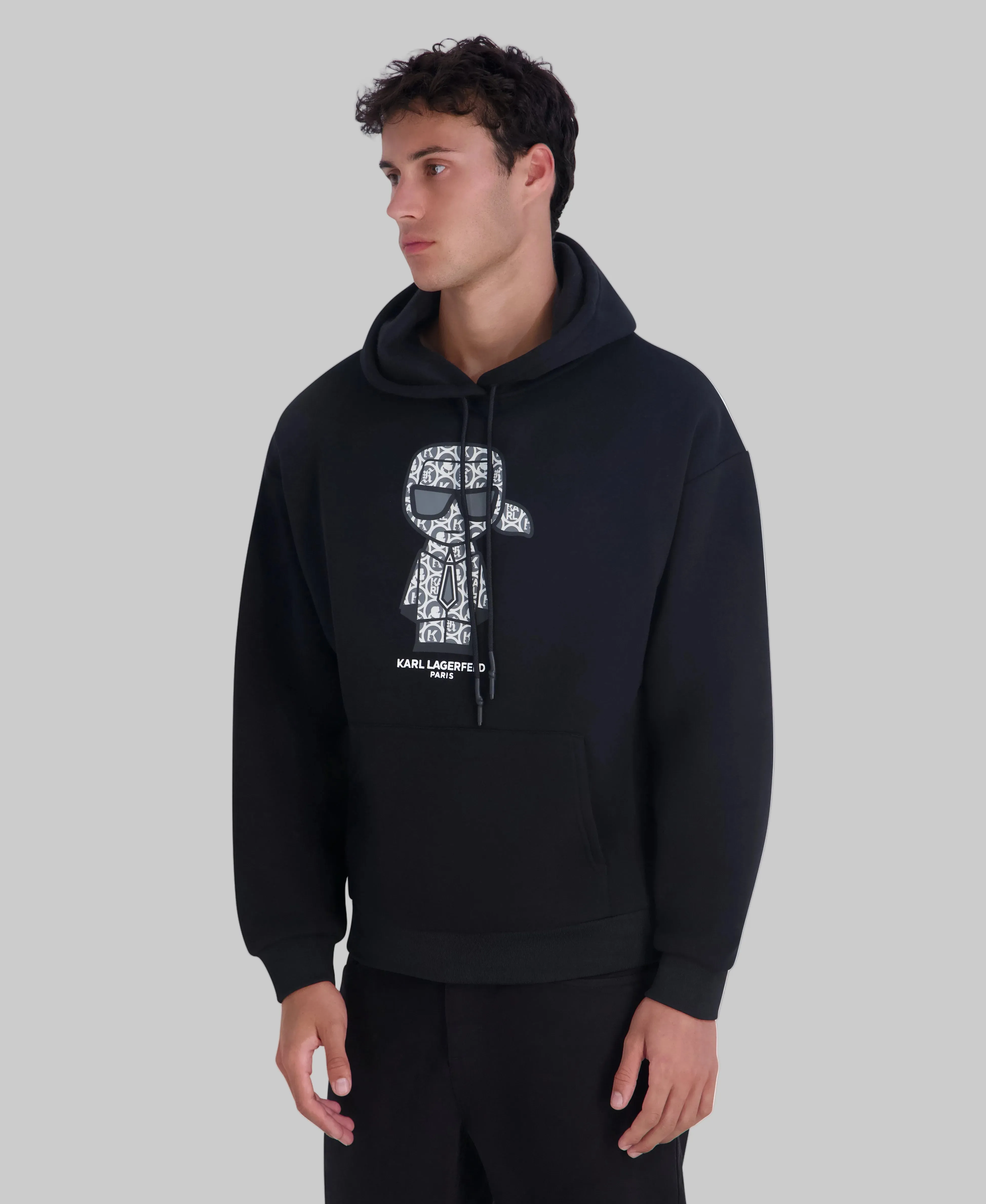 LARGE KARL ICON HOODIE sold by Karl Lagerfeld Paris product image thumbnail 3