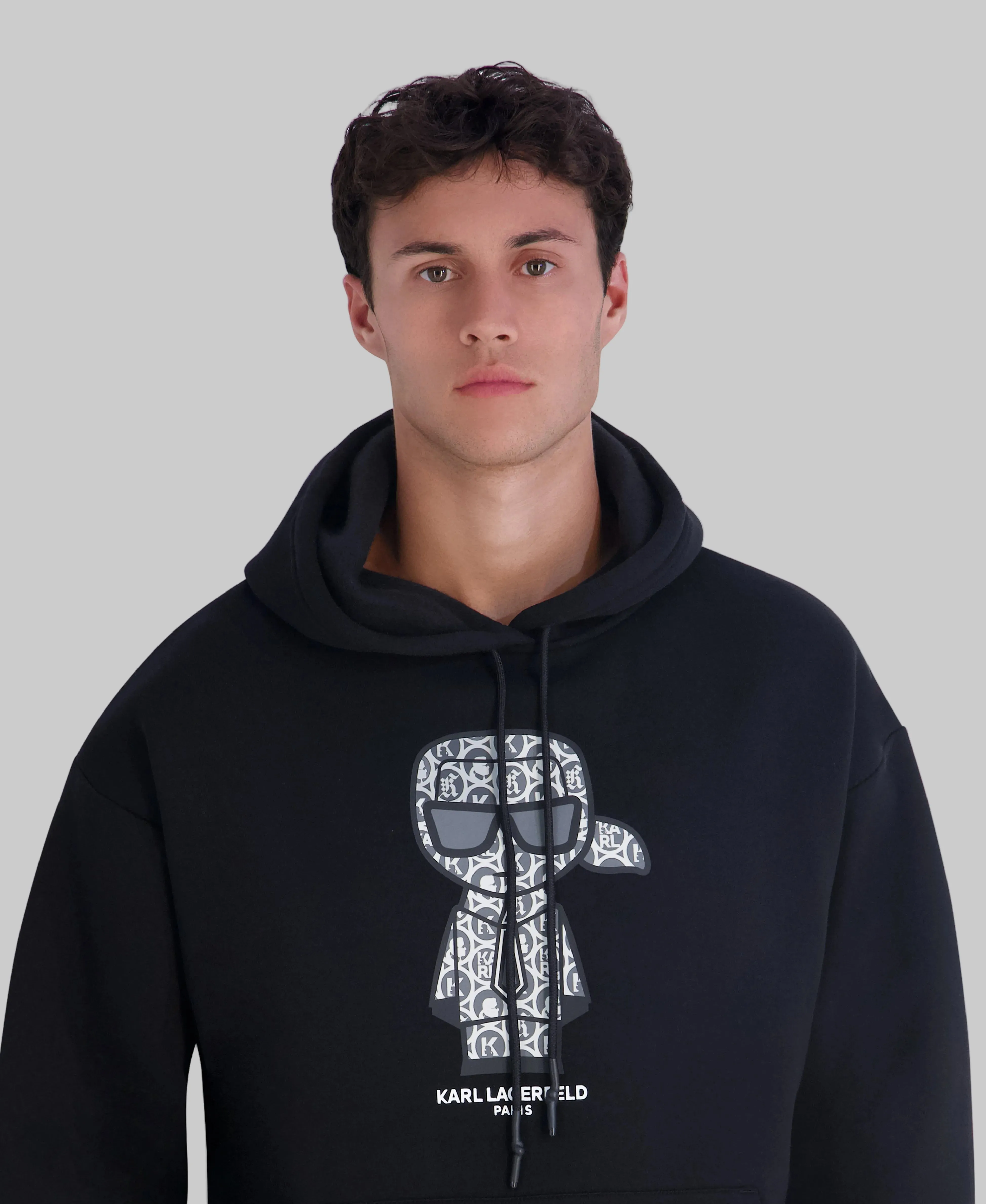 LARGE KARL ICON HOODIE sold by Karl Lagerfeld Paris product image thumbnail 5