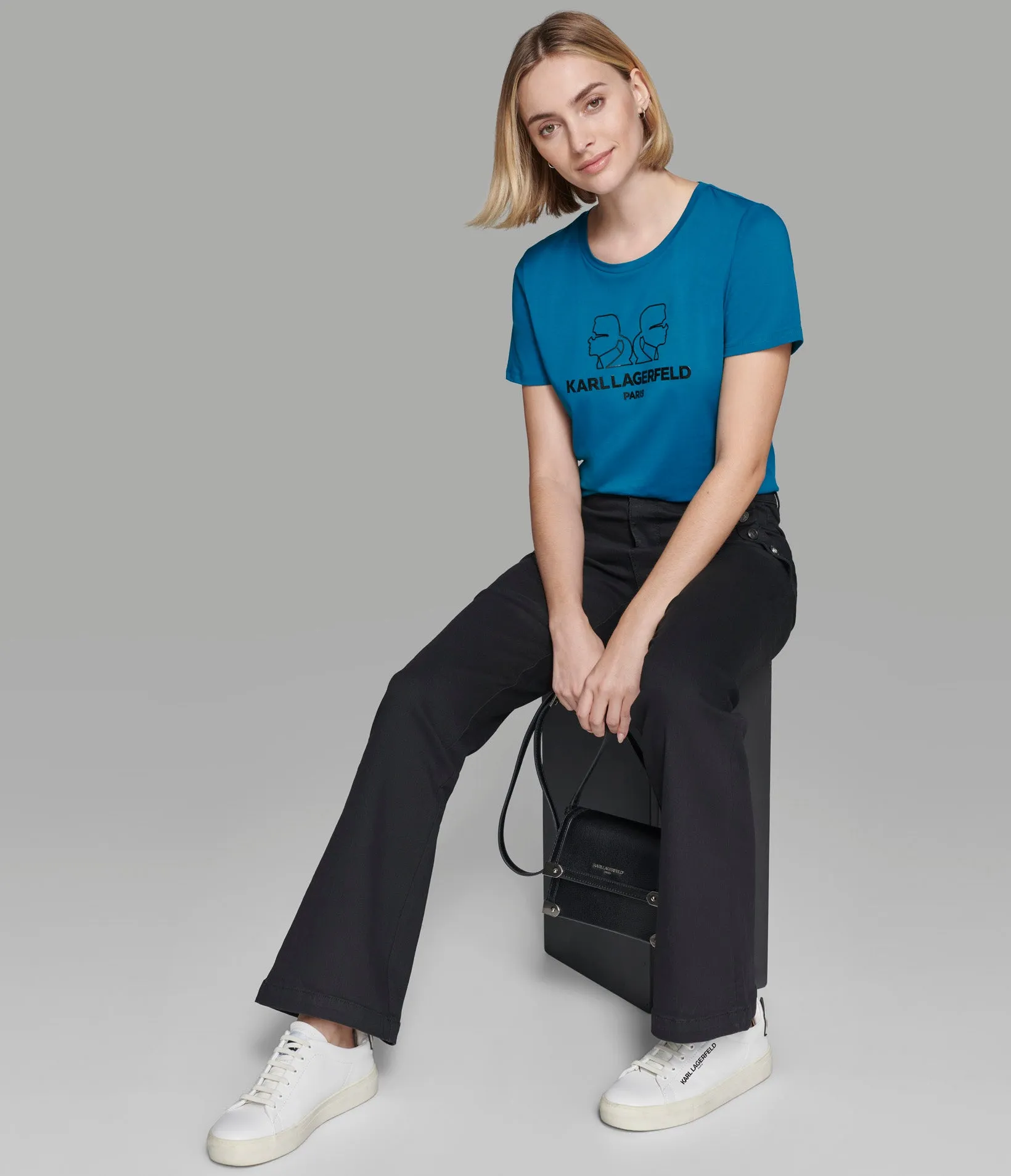 DOUBLE KARL HEAD TEE sold by Karl Lagerfeld Paris product image thumbnail 3