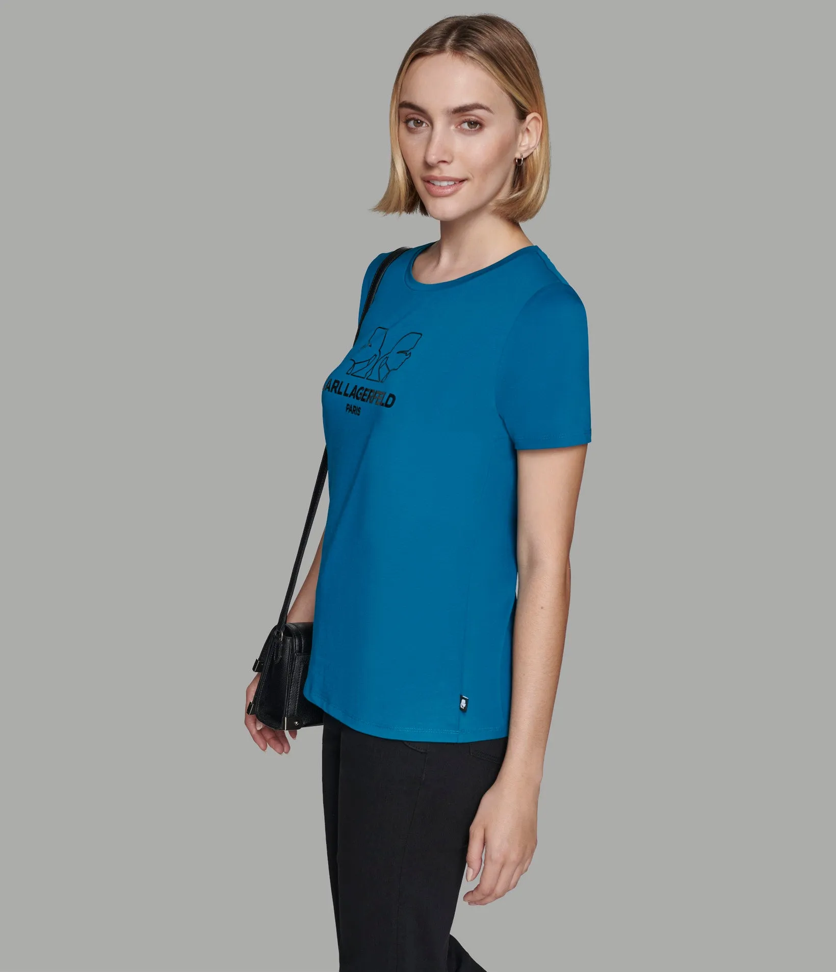 DOUBLE KARL HEAD TEE sold by Karl Lagerfeld Paris product image thumbnail 5