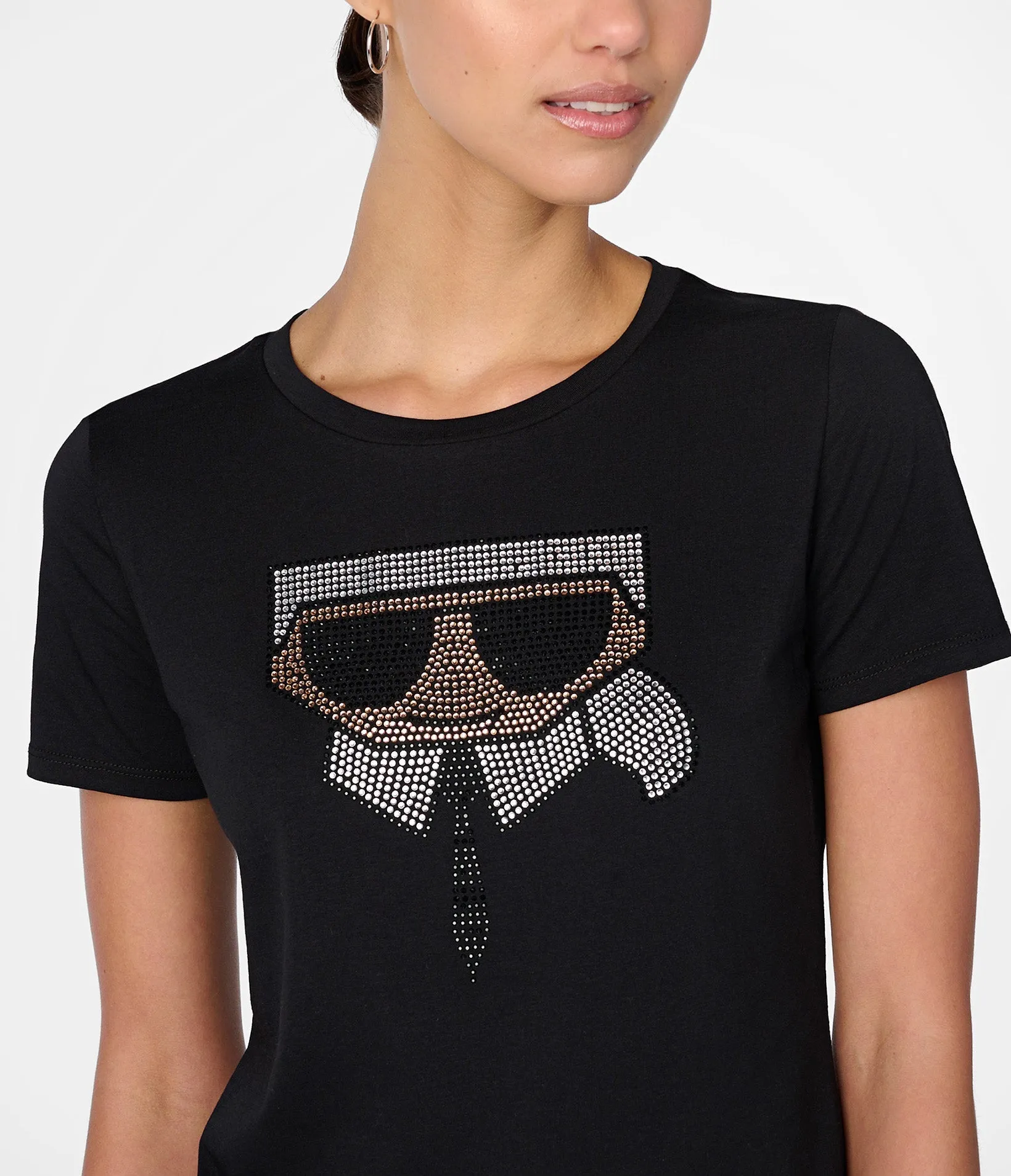 KARL SEQUIN HEAD TEE sold by Karl Lagerfeld Paris product image thumbnail 3
