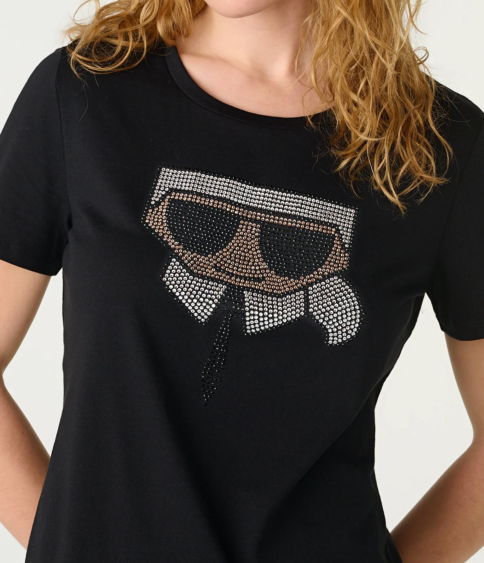 KARL SEQUIN HEAD TEE sold by Karl Lagerfeld Paris product image thumbnail 5