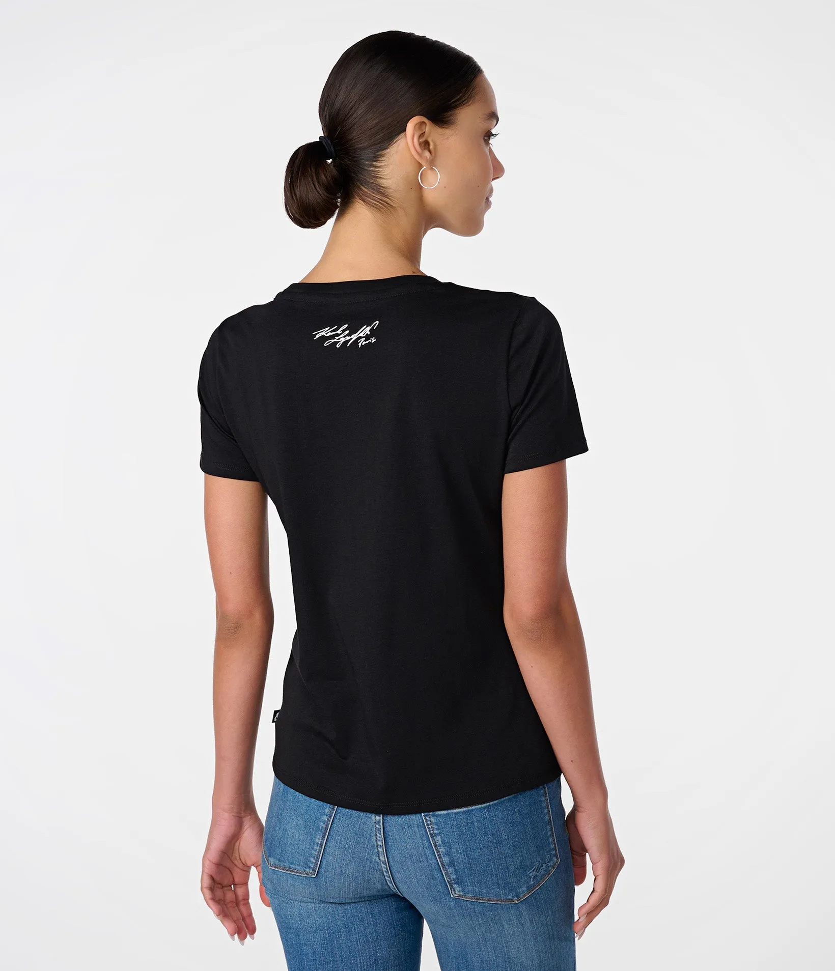 KARL SEQUIN HEAD TEE sold by Karl Lagerfeld Paris product image thumbnail 2