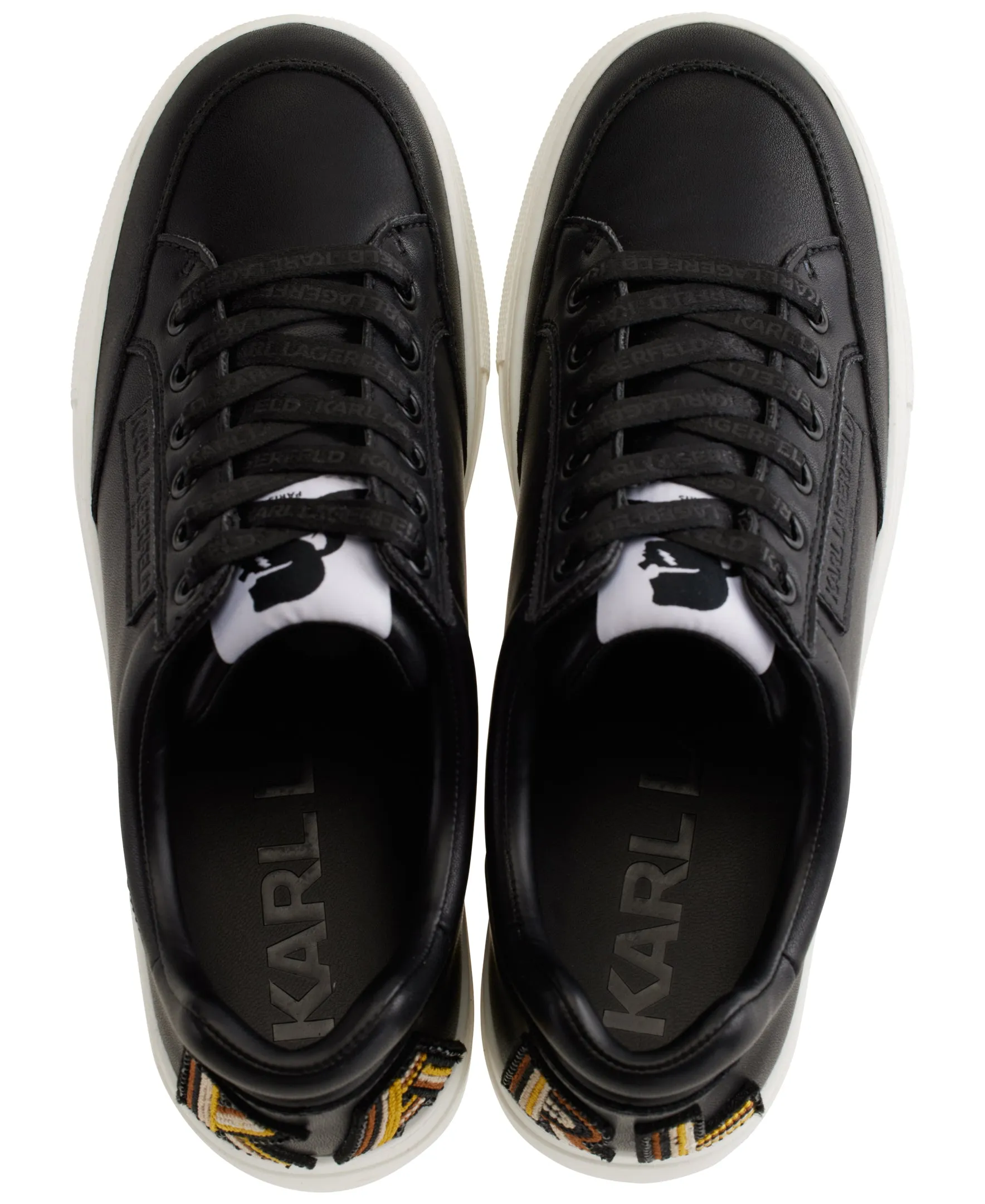 CALICO PATCH LACE UP SNEAKER sold by Karl Lagerfeld Paris product image thumbnail 3