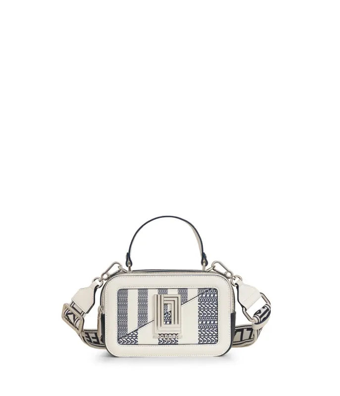 SIMONE STRIPE CAMERA CROSSBODY sold by Karl Lagerfeld Paris