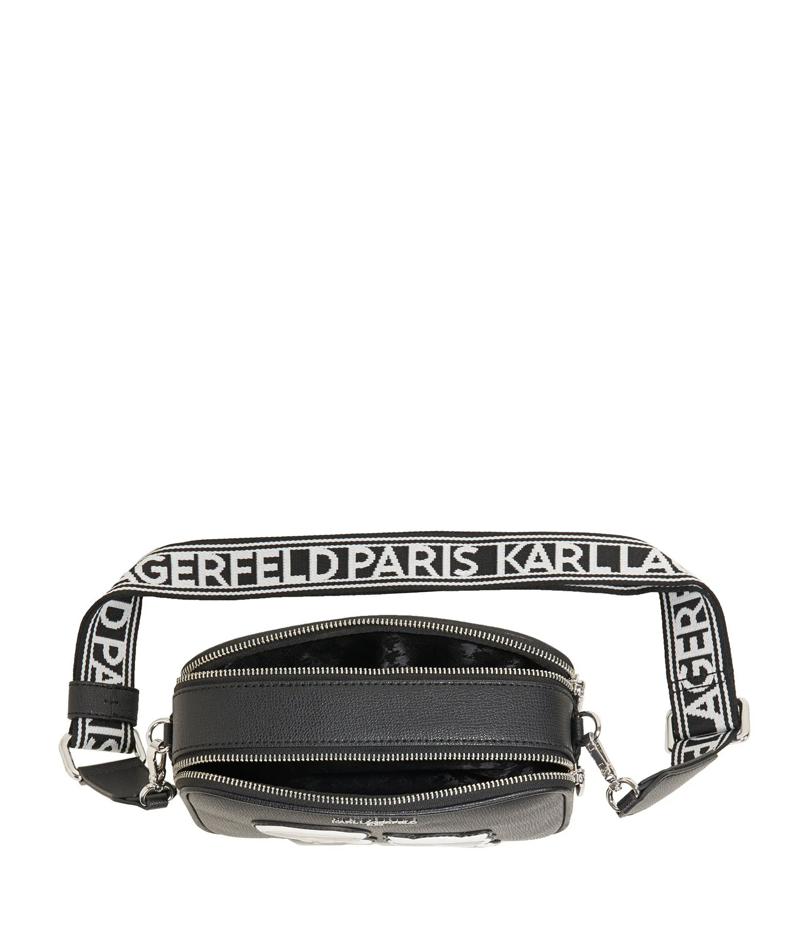 MAYBELLE ROUND HEAD DUO CAMERA CROSSBODY BAG sold by Karl Lagerfeld Paris product image thumbnail 4