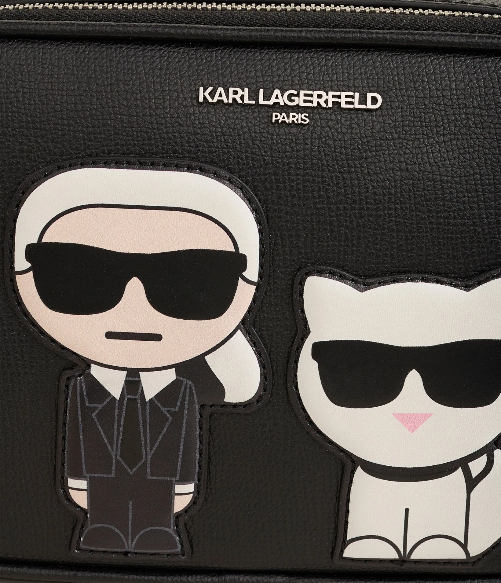 MAYBELLE ROUND HEAD DUO CAMERA CROSSBODY BAG sold by Karl Lagerfeld Paris product image thumbnail 3