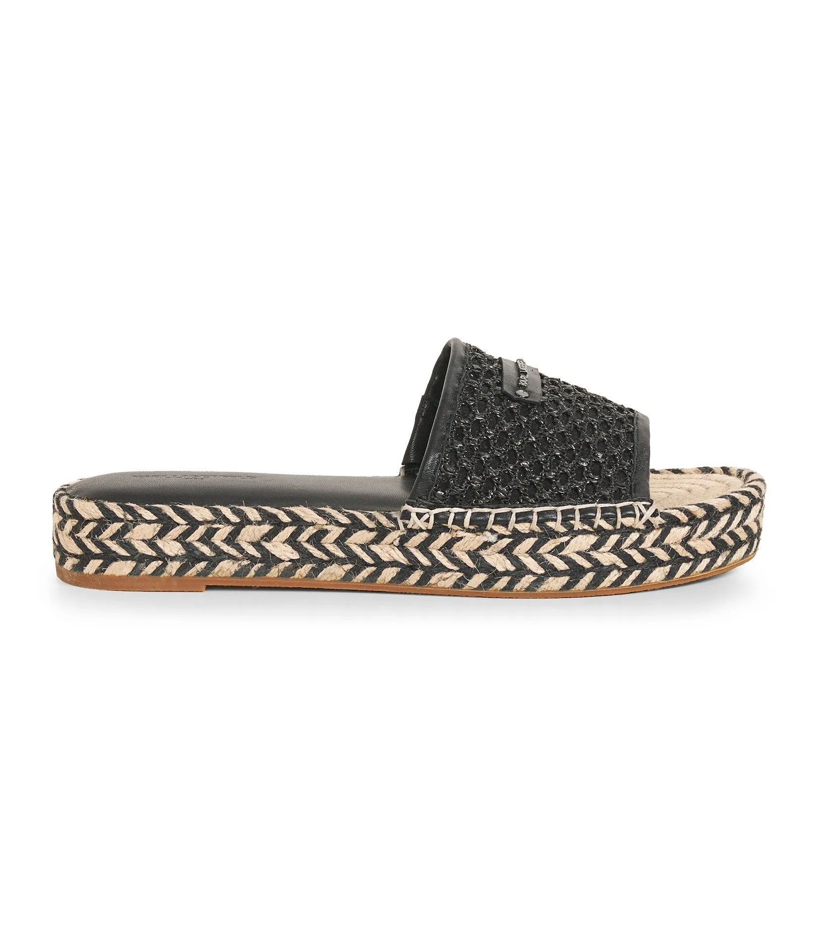 CLARA WOVEN ESPADRILLE SANDAL sold by Karl Lagerfeld Paris product image thumbnail 4