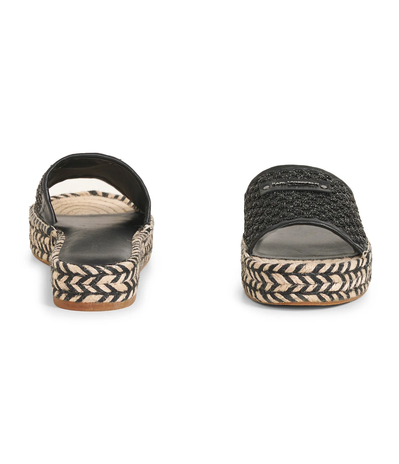CLARA WOVEN ESPADRILLE SANDAL sold by Karl Lagerfeld Paris product image thumbnail 5