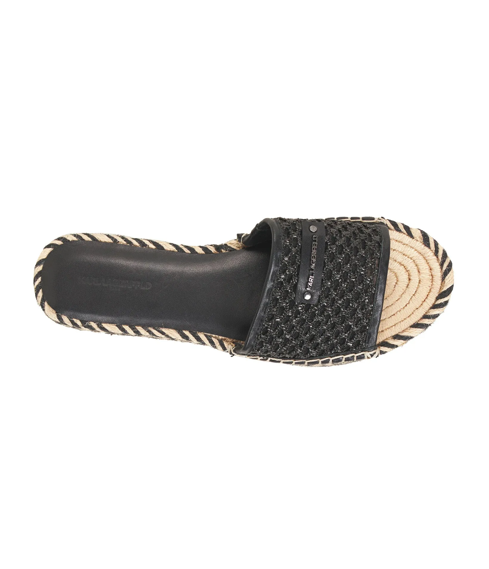 CLARA WOVEN ESPADRILLE SANDAL sold by Karl Lagerfeld Paris product image thumbnail 2