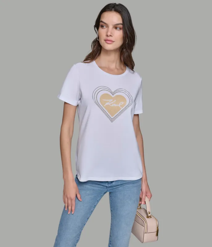 KARL HEART TEE sold by Karl Lagerfeld Paris