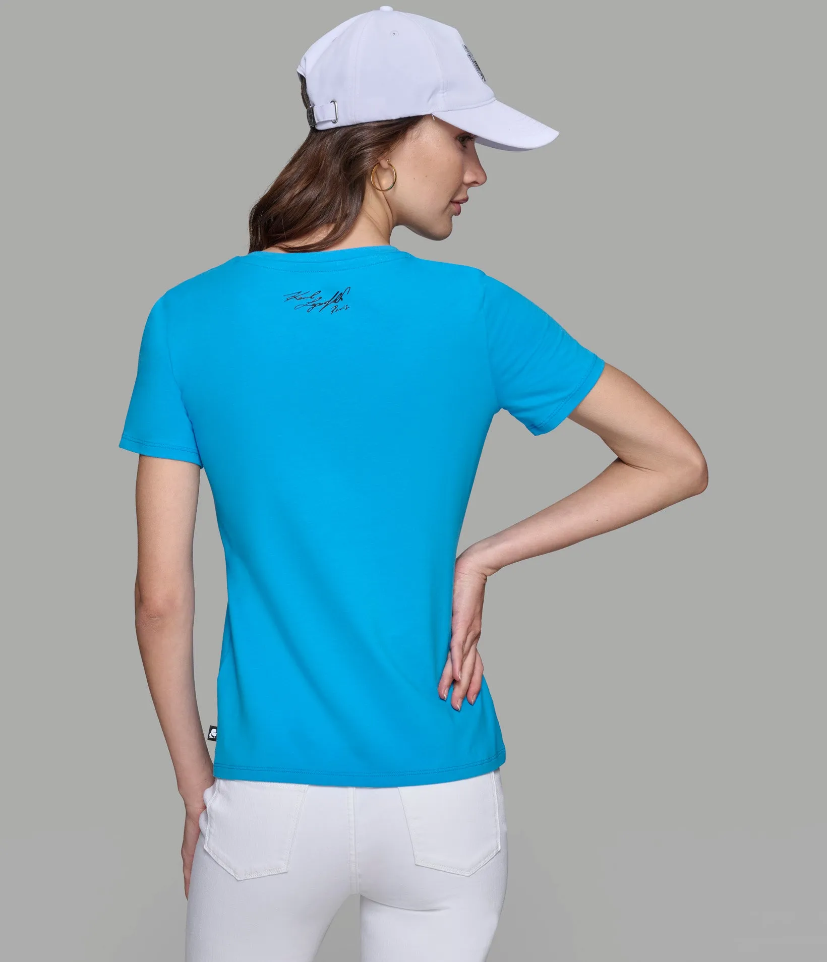 CHOUPETTE SKYLINE TEE sold by Karl Lagerfeld Paris product image thumbnail 2