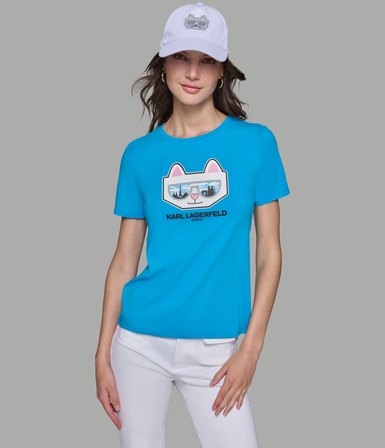 CHOUPETTE SKYLINE TEE sold by Karl Lagerfeld Paris