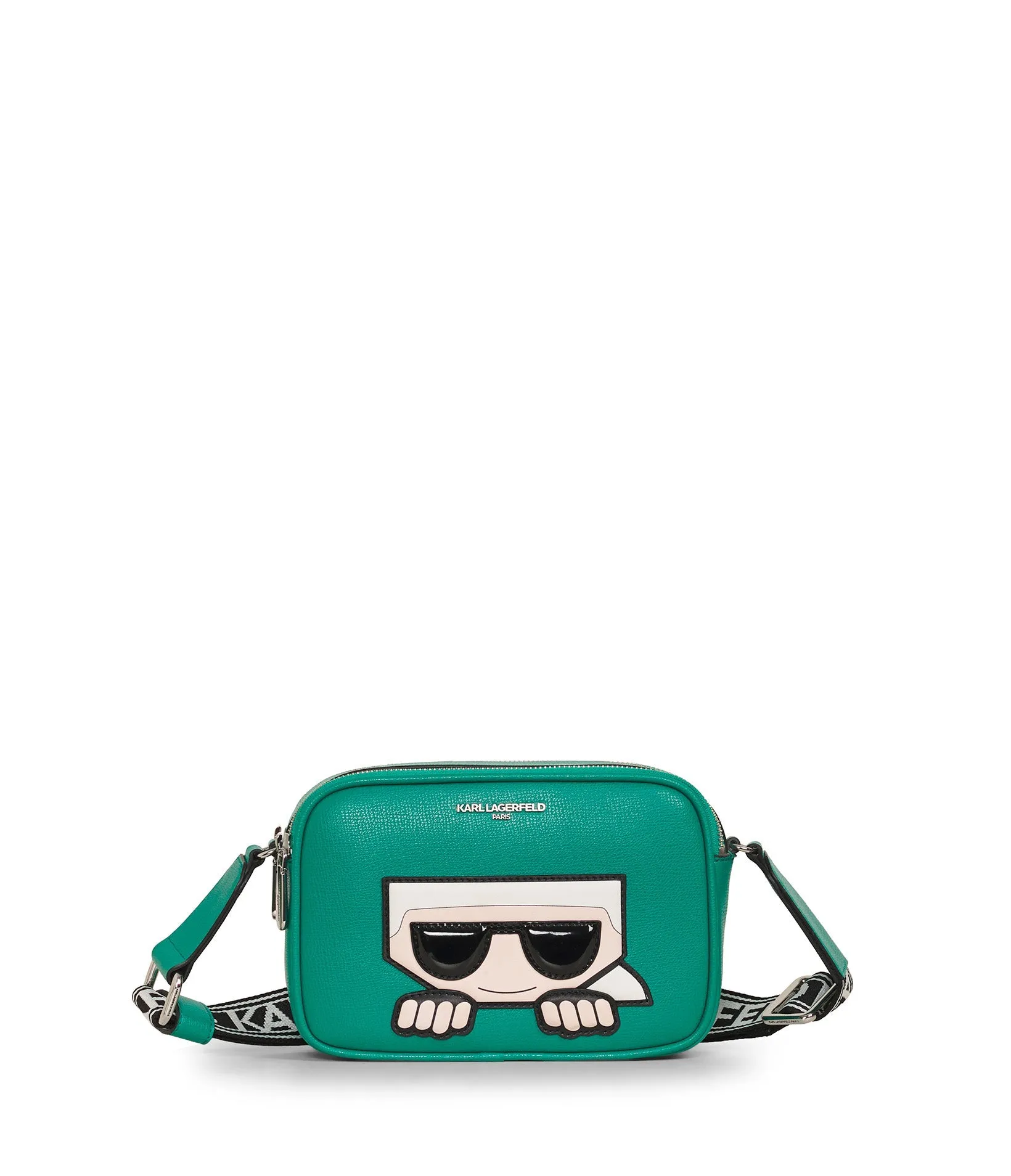 MAYBELLE ROUND HEAD DUO CAMERA CROSSBODY sold by Karl Lagerfeld Paris