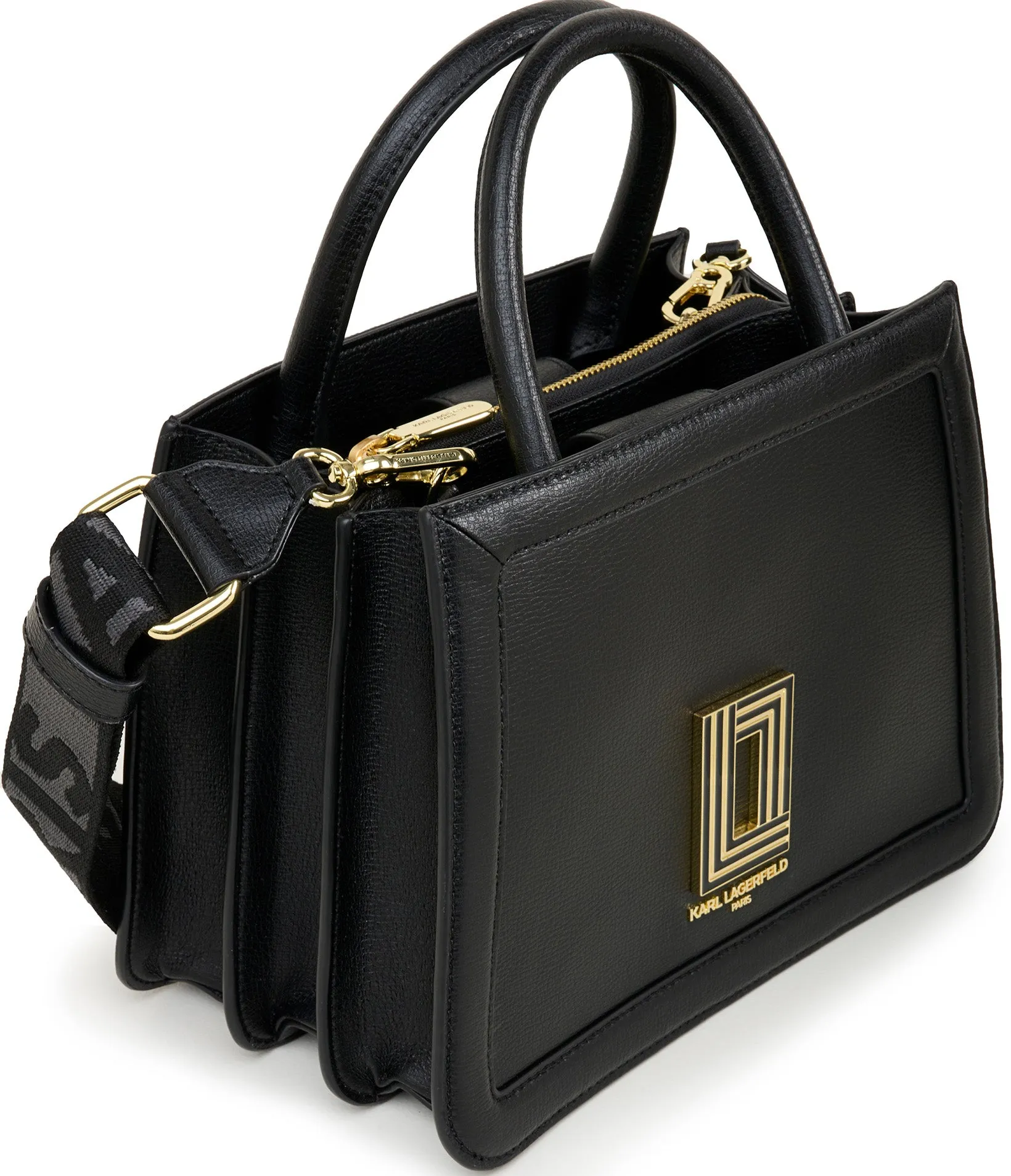 SIMONE LEATHER SATCHEL BAG sold by Karl Lagerfeld Paris product image thumbnail 4