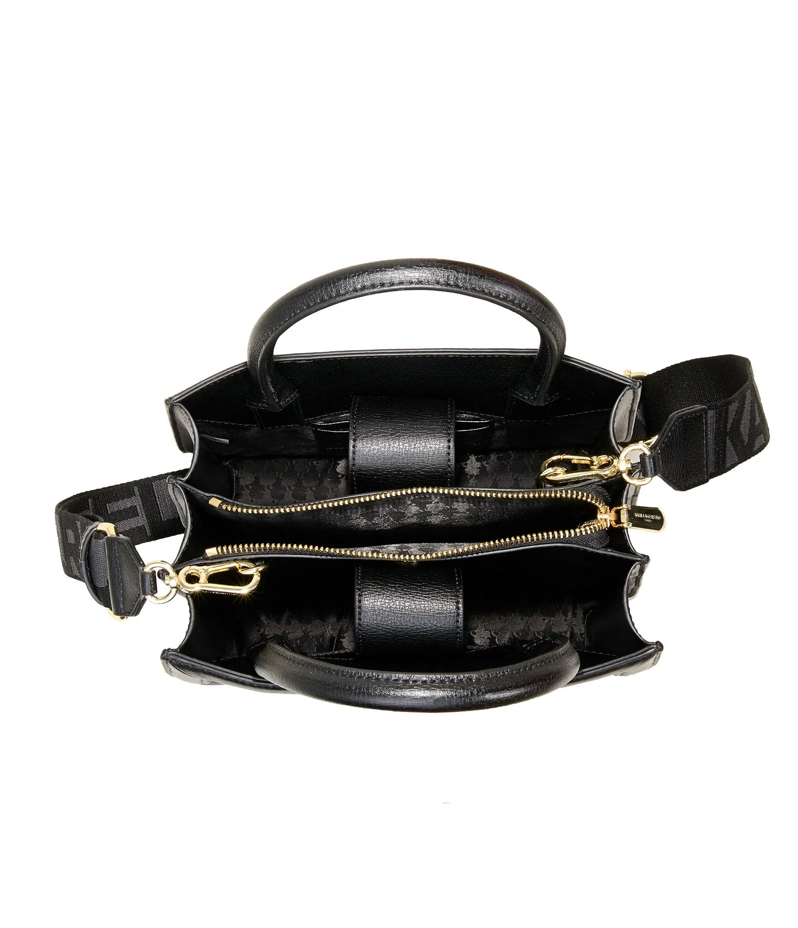 SIMONE LEATHER SATCHEL BAG sold by Karl Lagerfeld Paris product image thumbnail 3