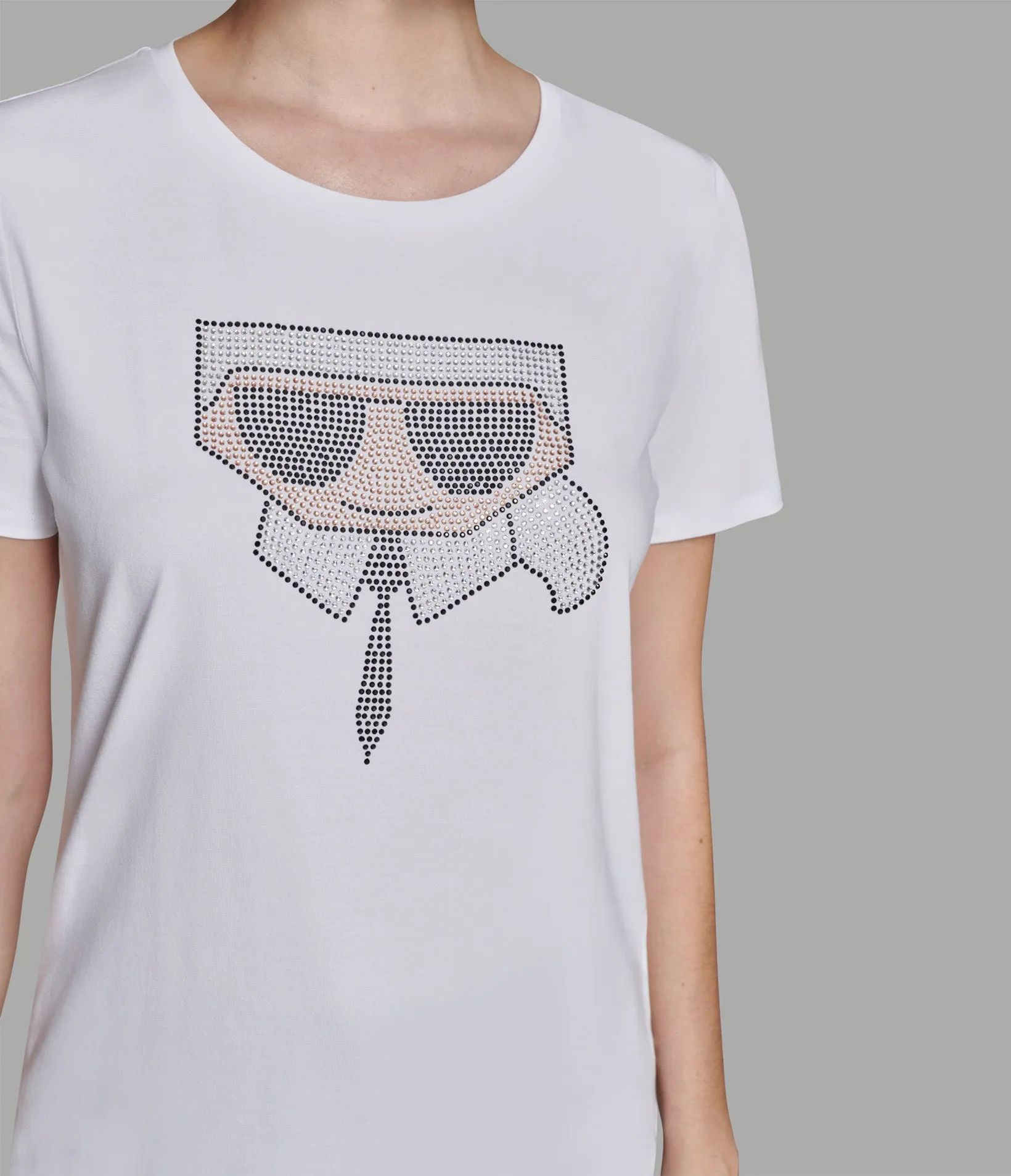 KARL SEQUIN HEAD TEE sold by Karl Lagerfeld Paris product image thumbnail 4