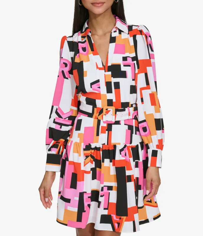 BELTED SHIRT DRESS sold by Karl Lagerfeld Paris