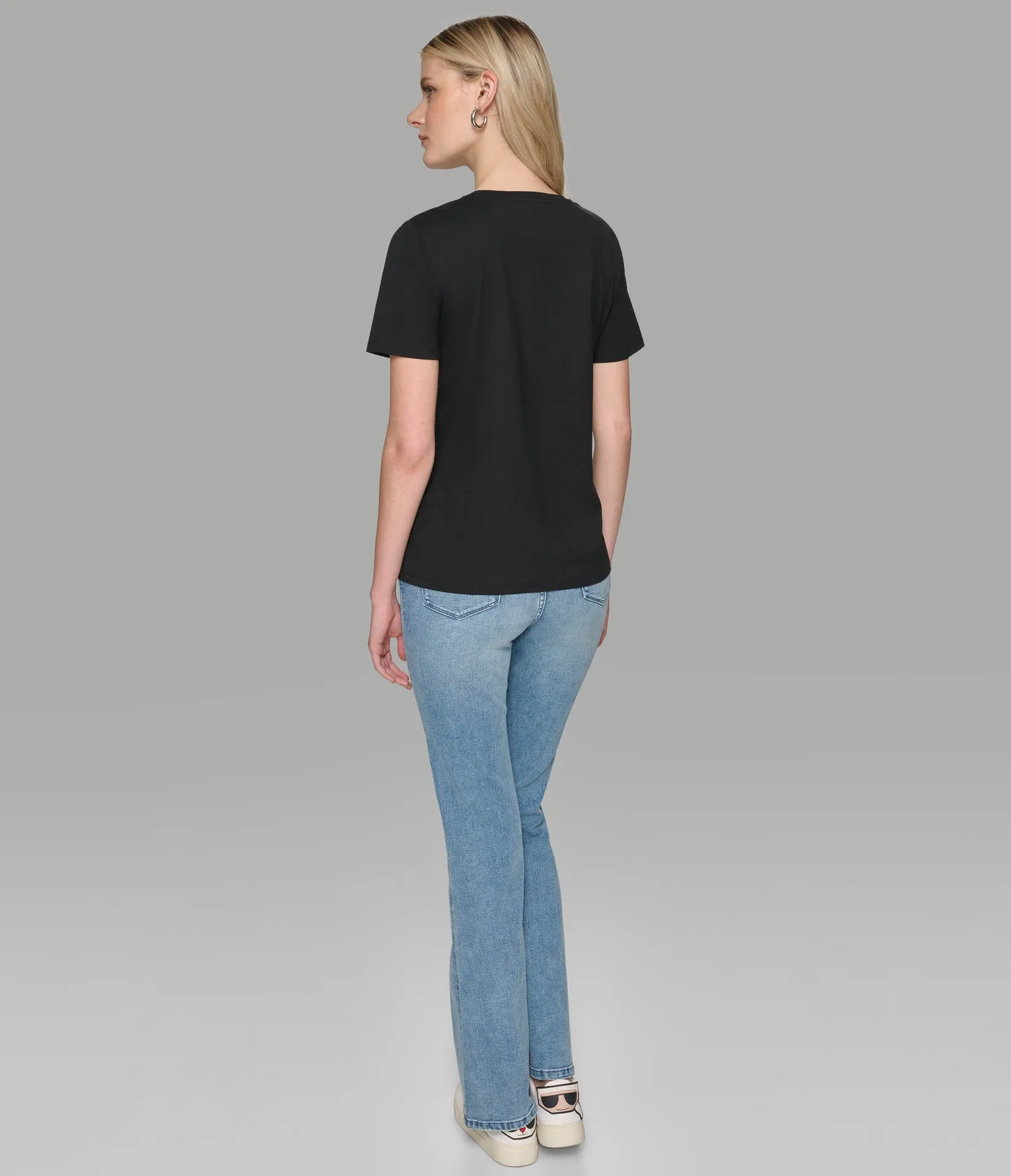 LUXE WHIMSY SKETCH TEE sold by Karl Lagerfeld Paris product image thumbnail 3